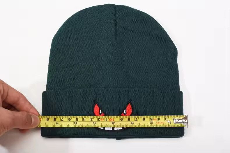Japanese Brand Cartoon Gengar Embroidered Knitted Beanie Size ONE SIZE - 2 Thumbnail