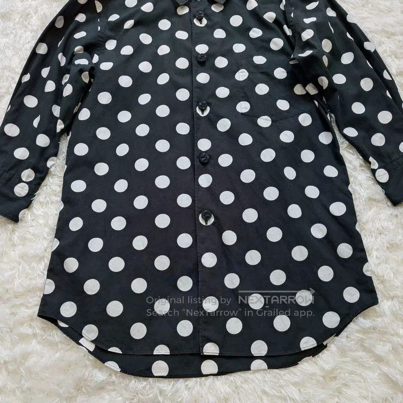 Comme des Garcons Comme des Garcons Black Polka Dot Shirt Size US S / EU 44-46 / 1 - 3 Thumbnail