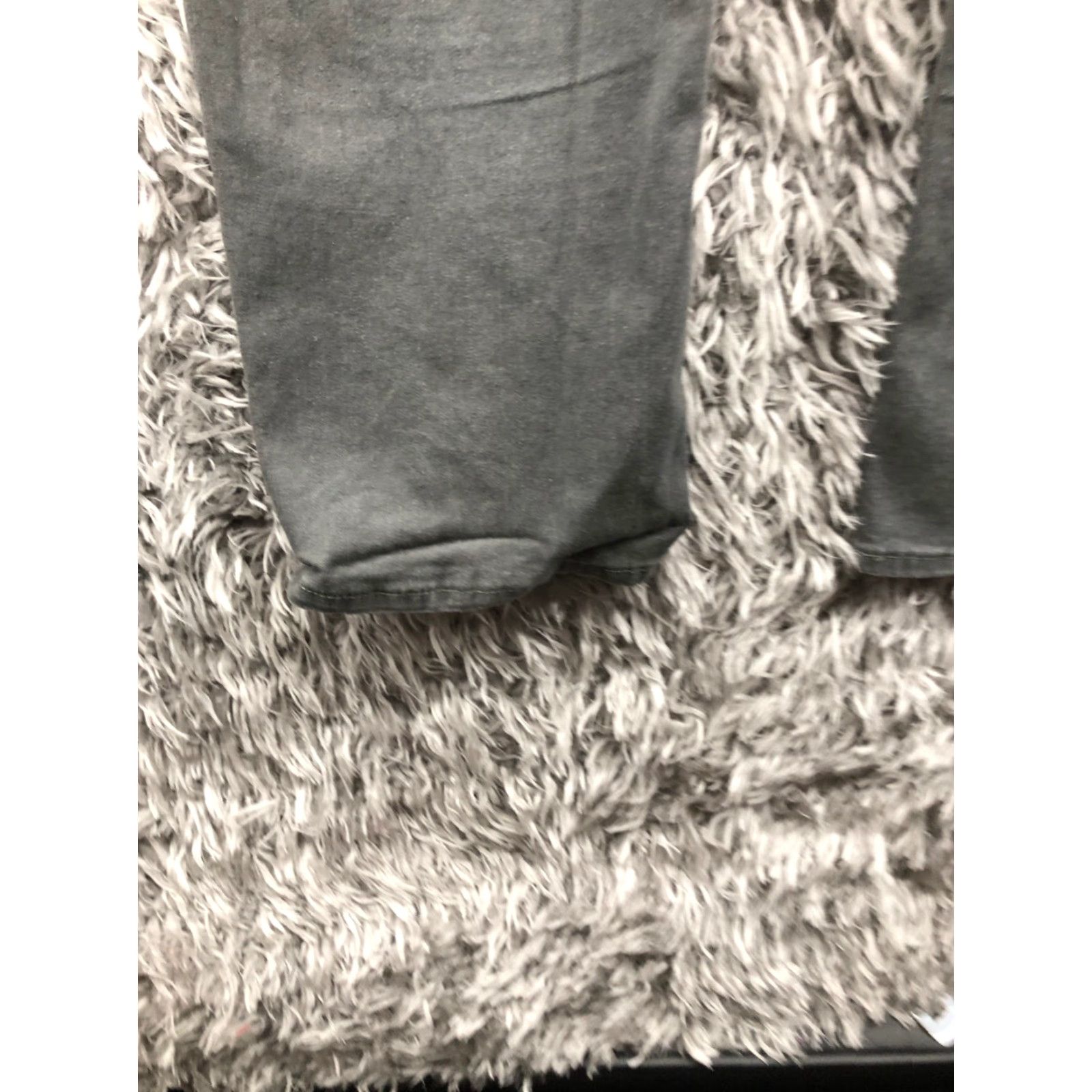 Lee Lee Jeans Grey Denim Size 16 Womens High Rise Straight 5-Pocket Zip Button Belt Loops Regular Inseam 30in Dark Wash Utility Size 38" / US 16 / IT 52 - 7 Thumbnail