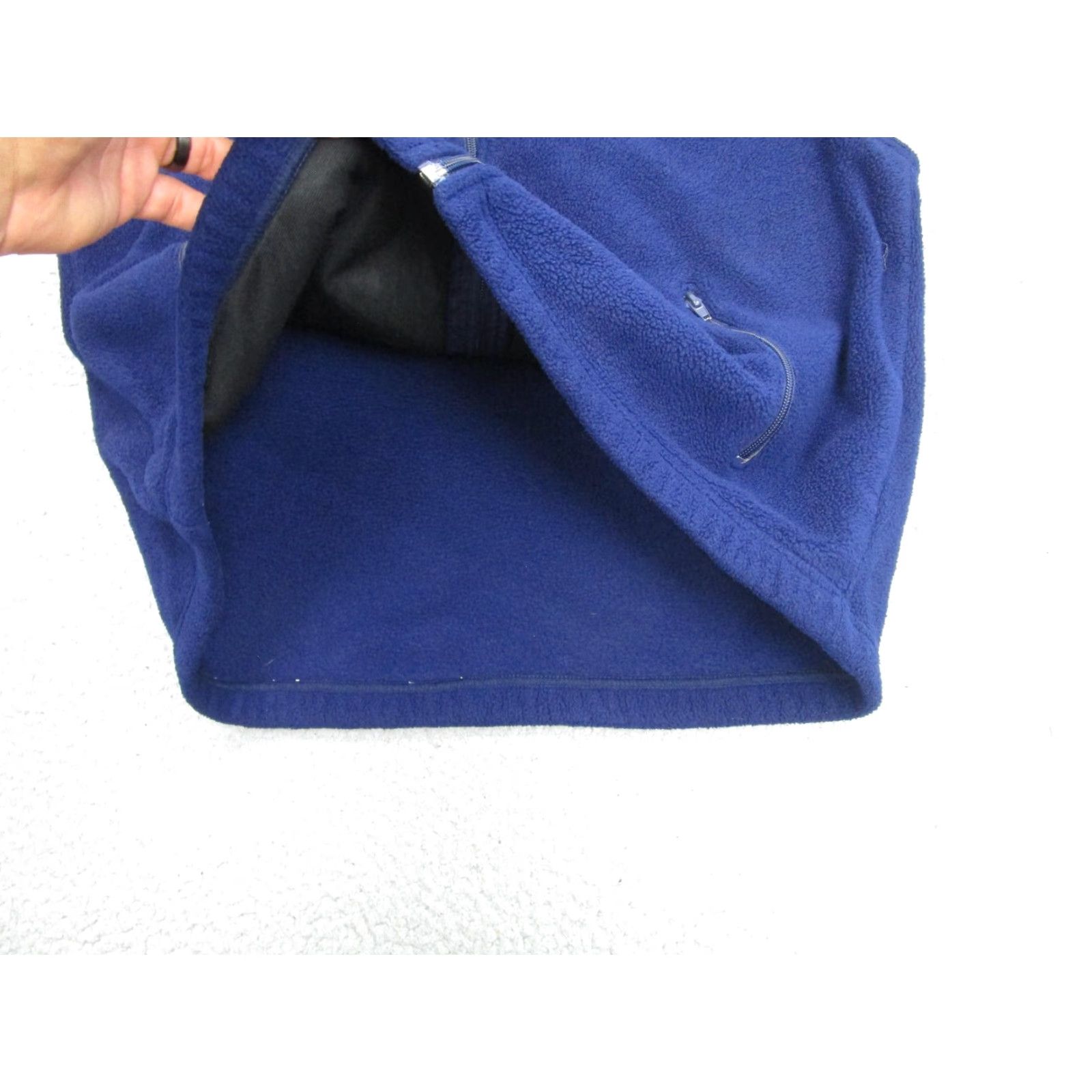 Vintage Morgan Stanley Fleece Vest Mens Large Navy Blue Red Full Zip Roche USA Logo Size US L / EU 52-54 / 3 - 6 Thumbnail