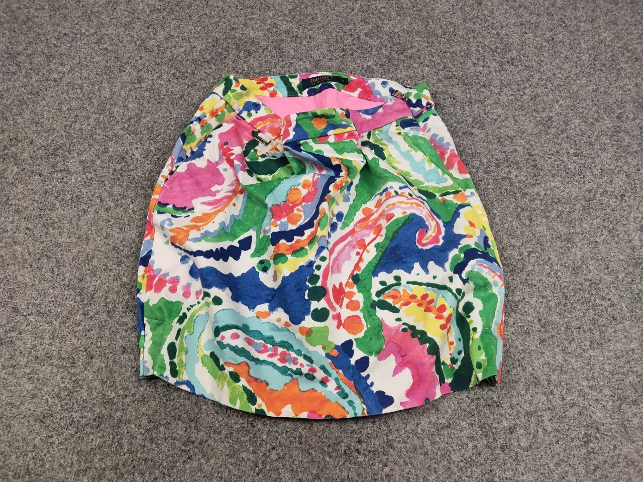 Polo Ralph Lauren Polo golf Ralph Lauren Bright Pattern Mini Skirt with shorts Size 28" / US 6 / IT 42 - 2 Thumbnail