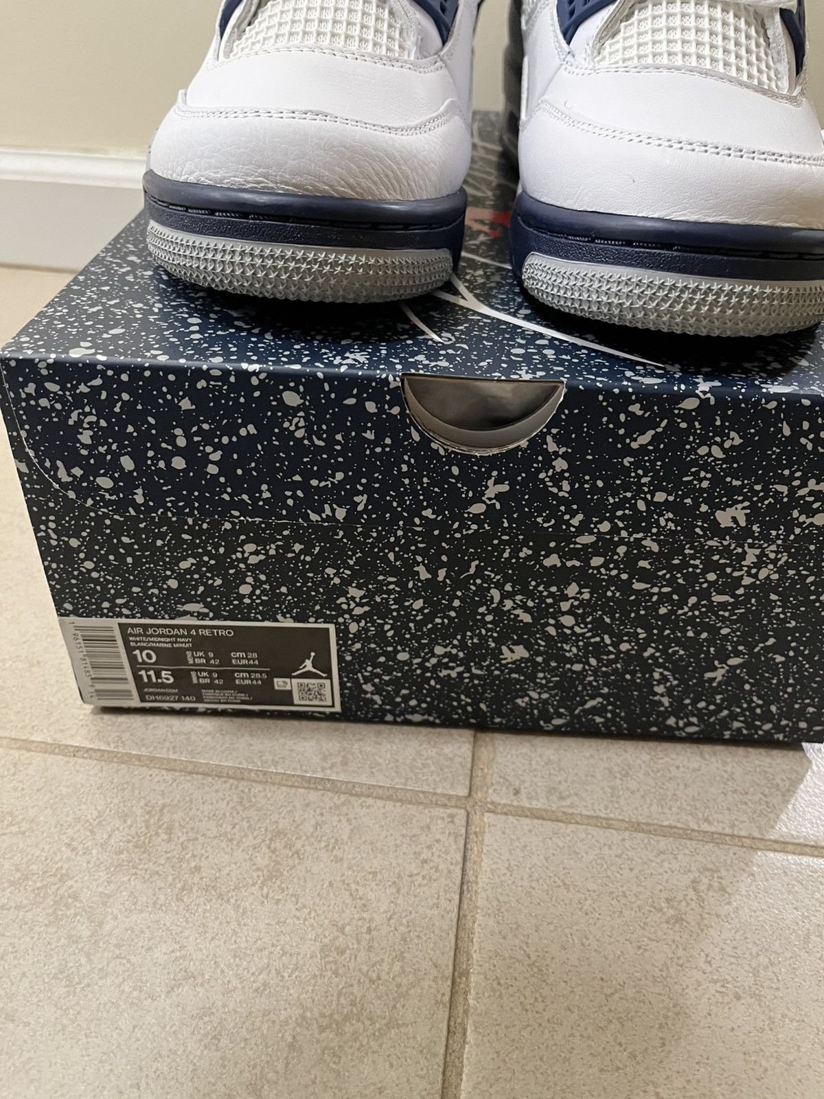 Jordan Brand Jordan 4 Retro Midnight Navy Size US 10 / EU 43 - 4 Thumbnail