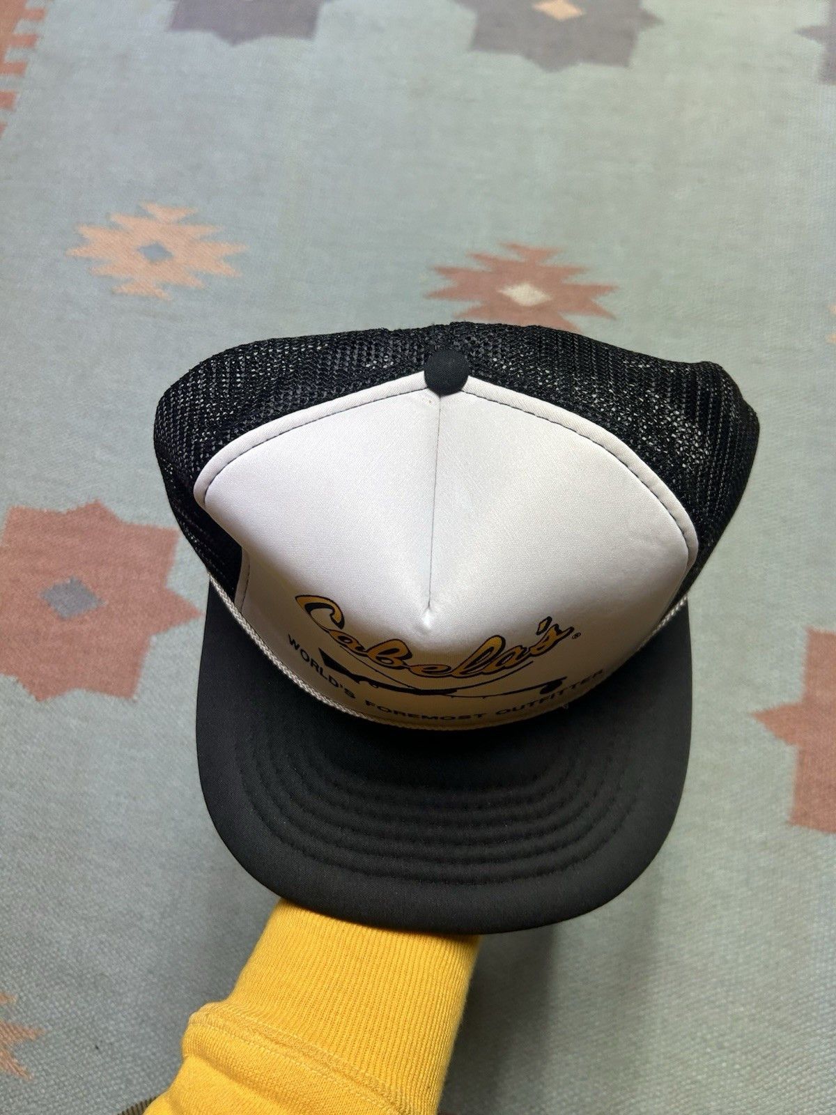 Vintage Vintage trucker hat cabelas foremost outfitter 2 tone white Size ONE SIZE - 3 Thumbnail