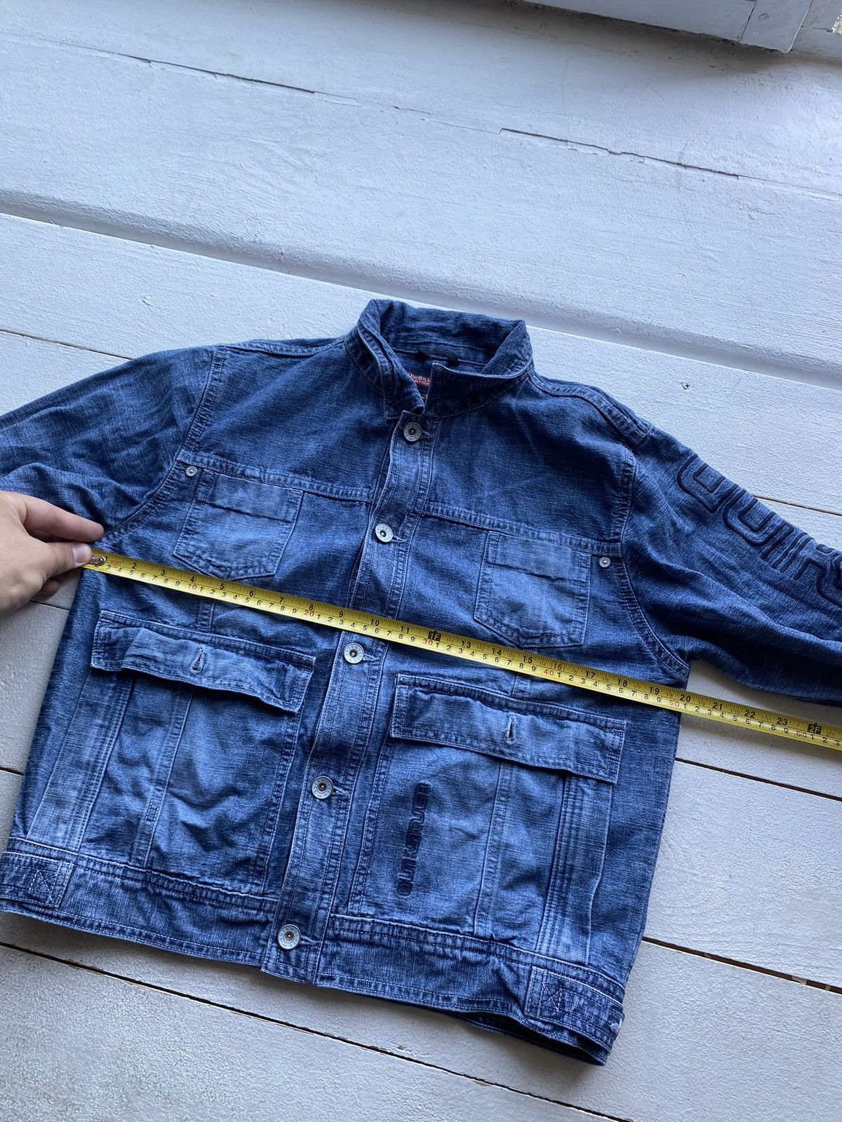 Quiksilver 🔥90s Quiksilver Vntg Rare Surf Archive Denim Jacket y2k Size M / US 6-8 / IT 42-44 - 13 Thumbnail