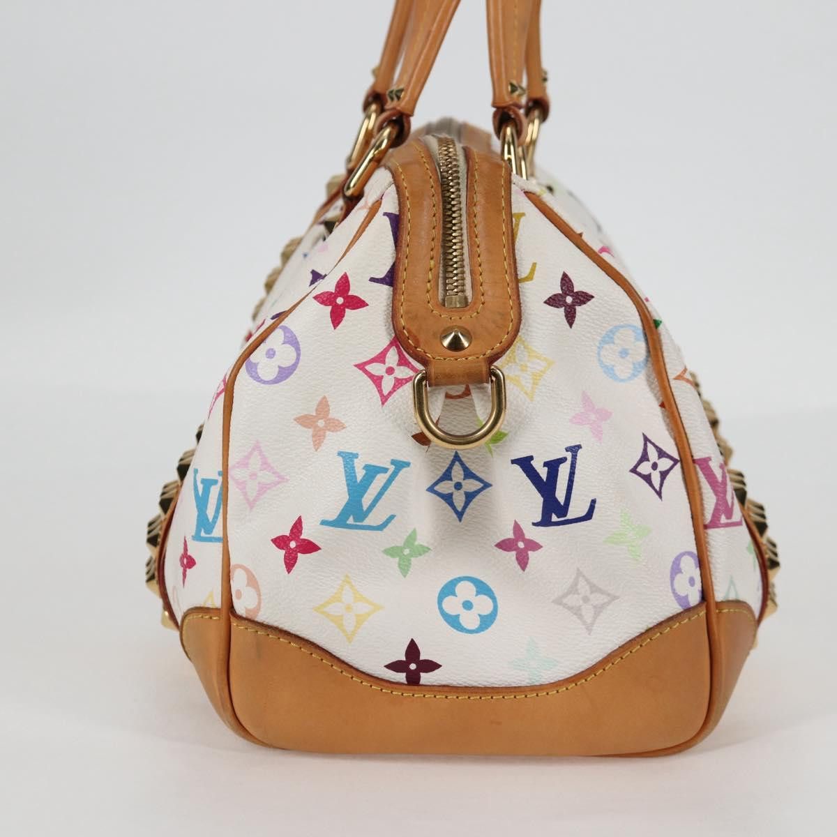 Louis Vuitton LOUIS VUITTON Monogram Multicolor Courtney MM Bag White Size ONE SIZE - 3 Thumbnail