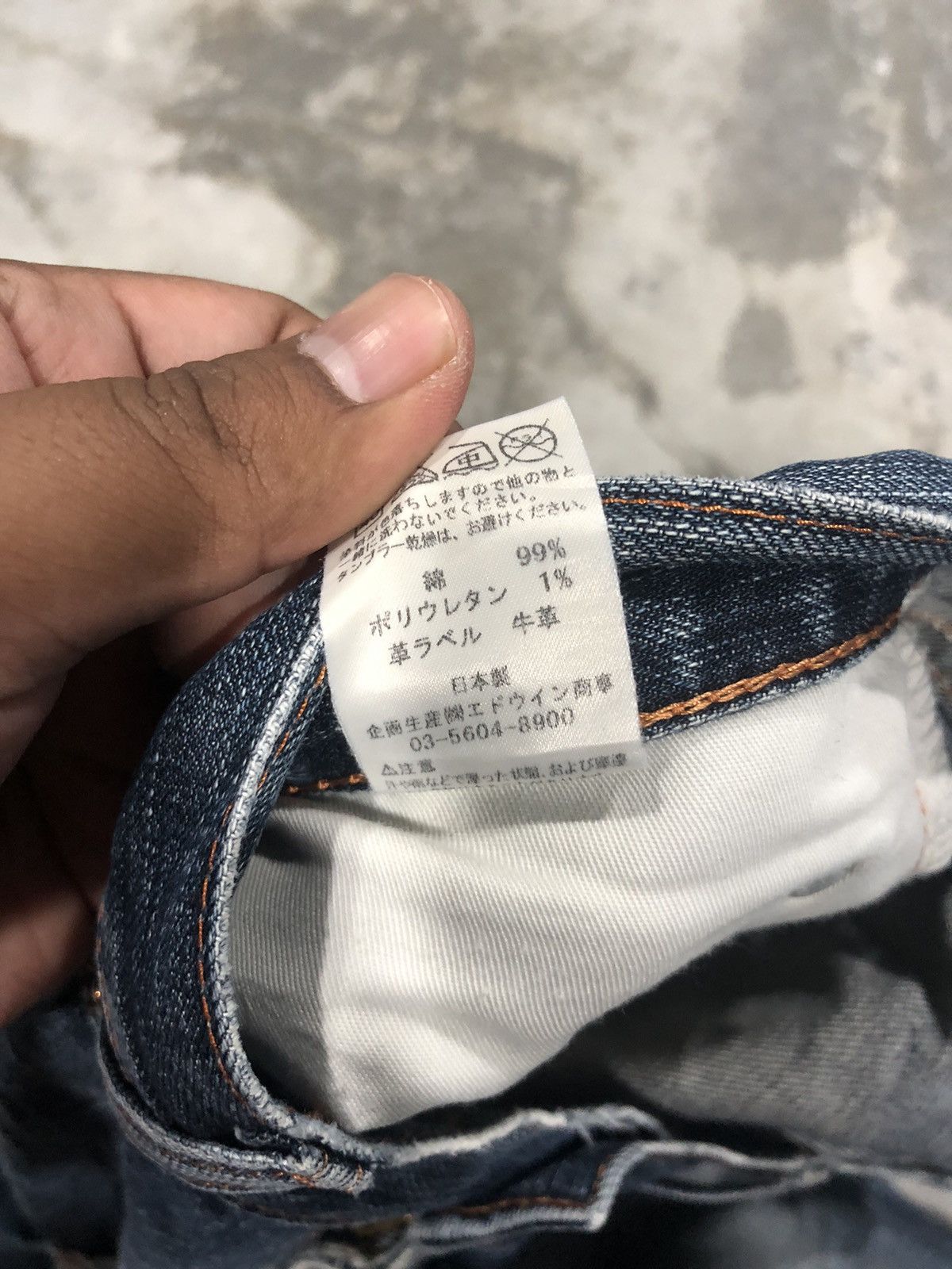 Edwin Vintage Edwin 502 Denim Jeans Size US 34 / EU 50 - 8 Thumbnail