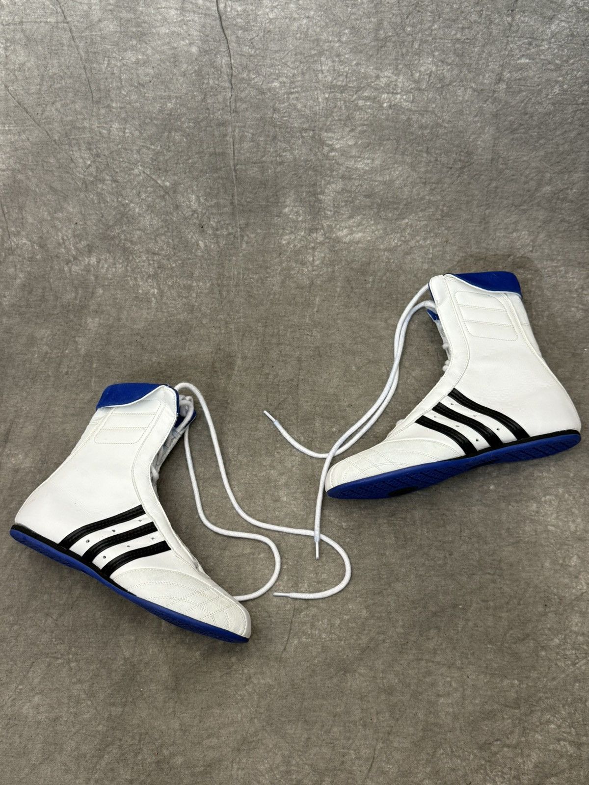 Adidas Adidas Prajna 2000s Vintage Leather Boxing Wrestling Boots Size US 7 / IT 37 - 2 Thumbnail