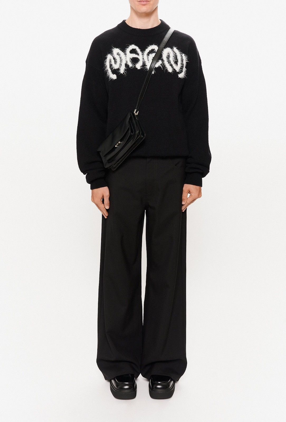 Marni Last Size Marni Woolen Flared Black Pants Size US 36 / EU 52 - 4 Thumbnail