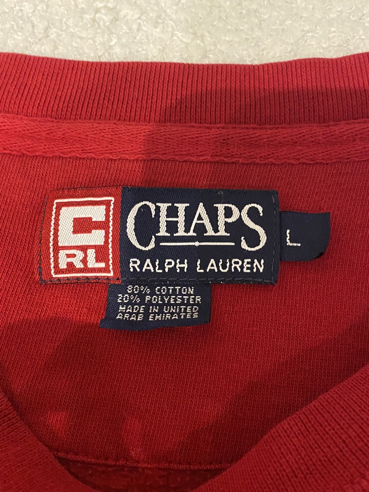 Chaps Ralph Lauren Vintage Ralph Lauren Chaps Sweatshirt Size US L / EU 52-54 / 3 - 4 Thumbnail