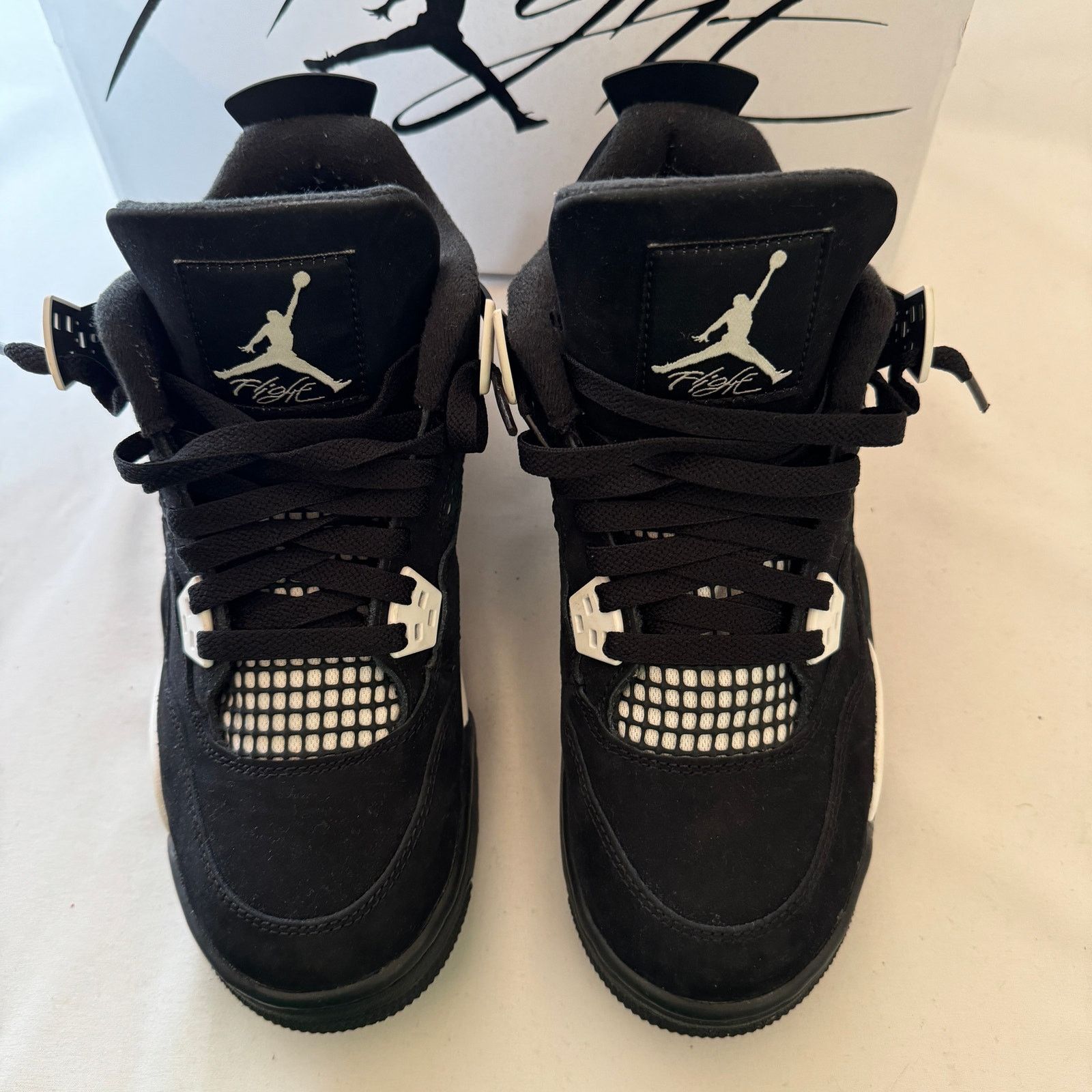 Jordan Brand × Nike Size 6.5 - Air Jordan 4 Retro GS White Thunder Men's Shoes Size US 6.5 / EU 39-40 - 3 Thumbnail