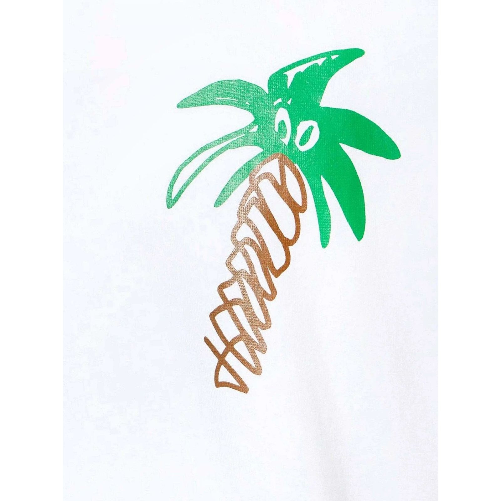 Palm Angels o1rshd1 Q:3 / Sketchy Cotton Oversized T-shirt in White Size US S / EU 44-46 / 1 - 3 Thumbnail