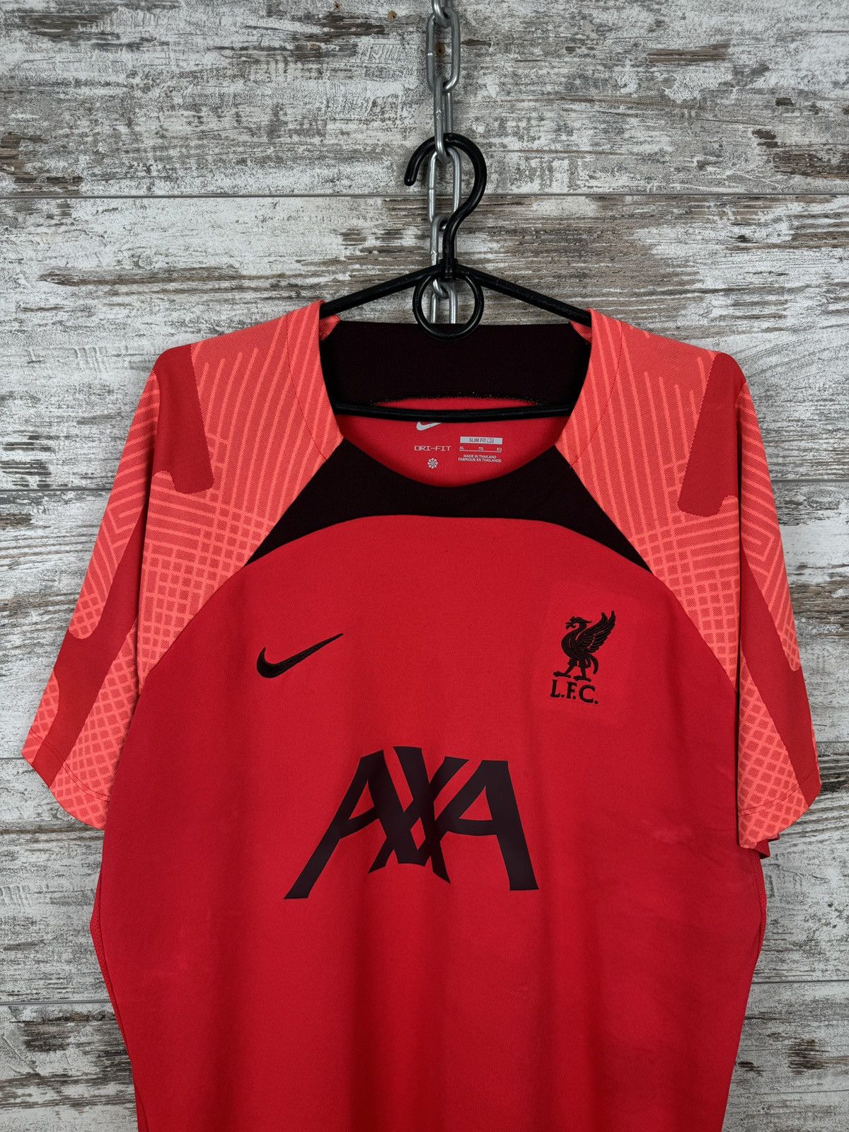 Nike Mens Vintage Nike Liverpool FC T-shirt soccer jersey tee Size US XL / EU 56 / 4 - 2 Thumbnail