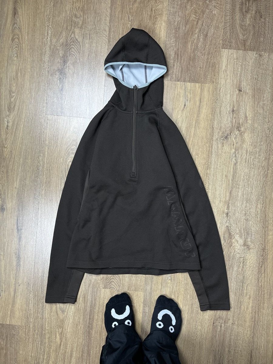 Mammut ➕ brown ninja zip tech hoodie shell mammut gorpcore y2k Size M / US 6-8 / IT 42-44 - 1 Thumbnail