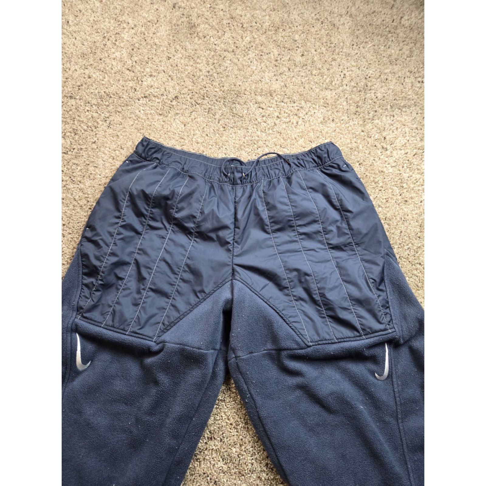 Nike Nike NSW Curve Plush Pants Womens 2XL Blue Fleece Relaxed Fit DD5614-437 Size 40" / US 18 - 4 Thumbnail