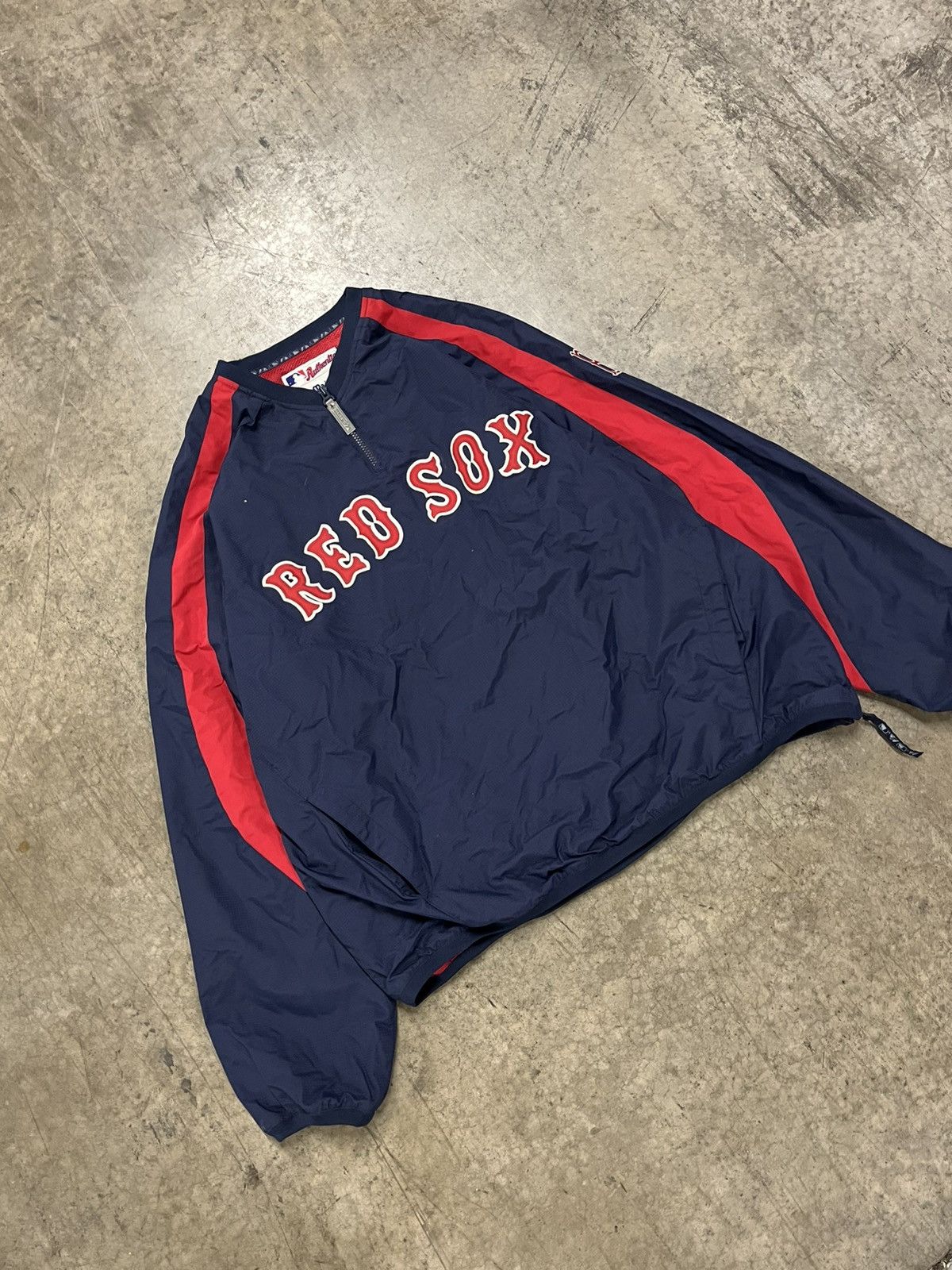 Vintage Boston Red Sox vintage majestic light weight pull over 90s Size US XXL / EU 58 / 5 - 1 Thumbnail