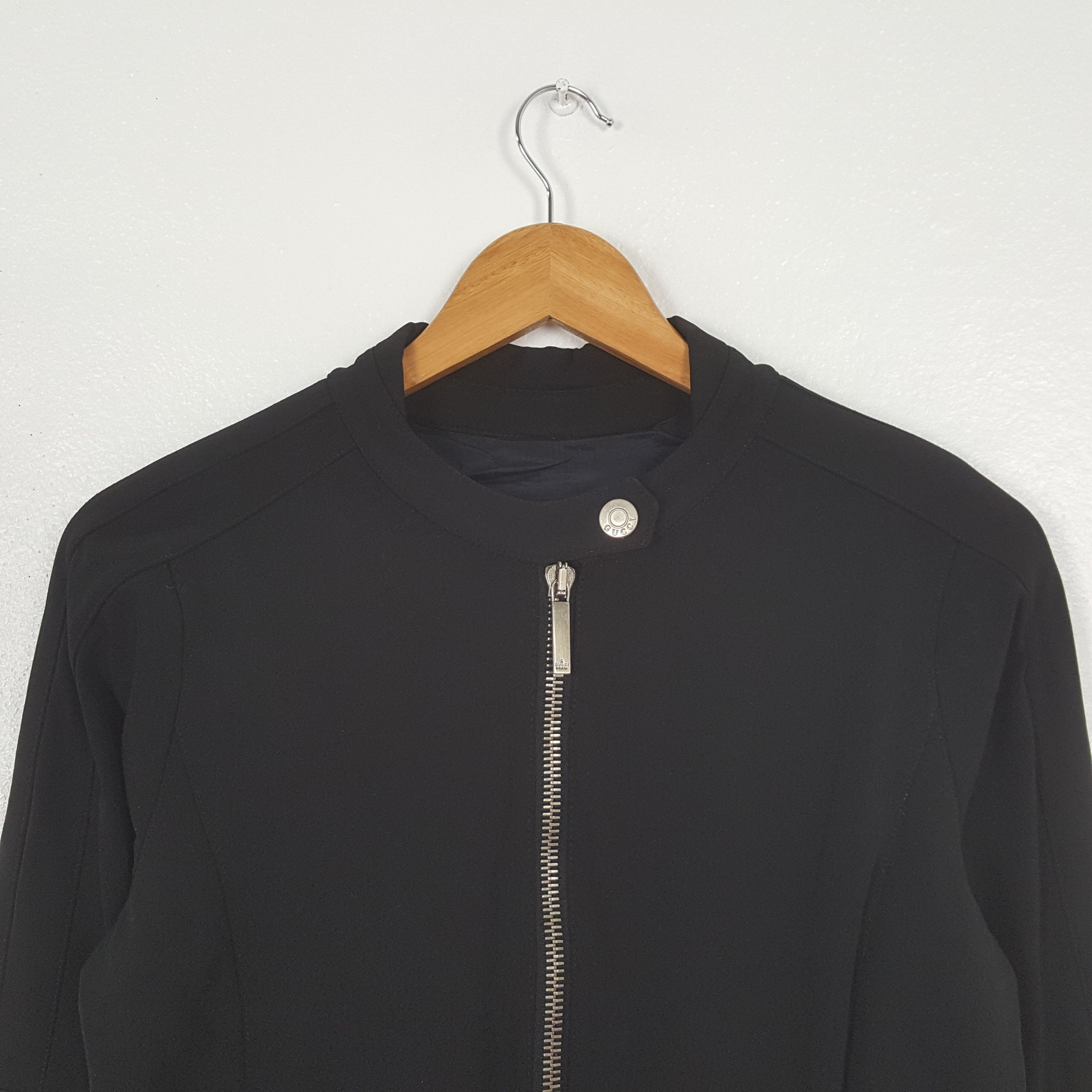 Gucci Vintage Gucci Luxury Fashion Brand Black Jacket C313N25 Size XS / US 0-2 / IT 36-38 - 2 Thumbnail