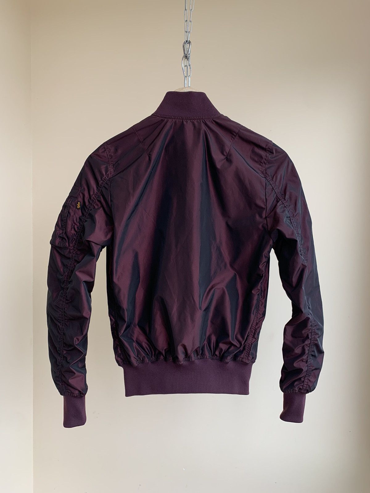 Alpha Industries Alpha Industries MA-1 Slim Fit VF PM Iridium Bomber Jacket Size XS / US 0-2 / IT 36-38 - 2 Thumbnail