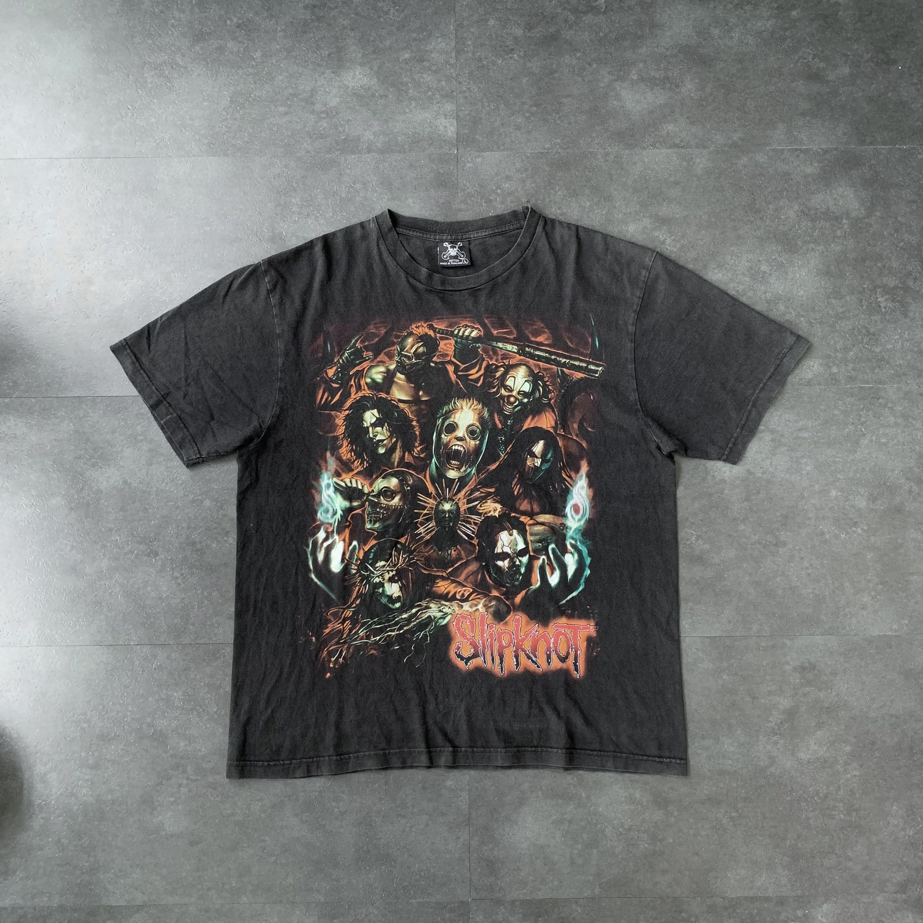 Vintage Vintage 2000s Slipknot Boot Band Tee Shirt Size US L / EU 52-54 / 3 - 1 Thumbnail