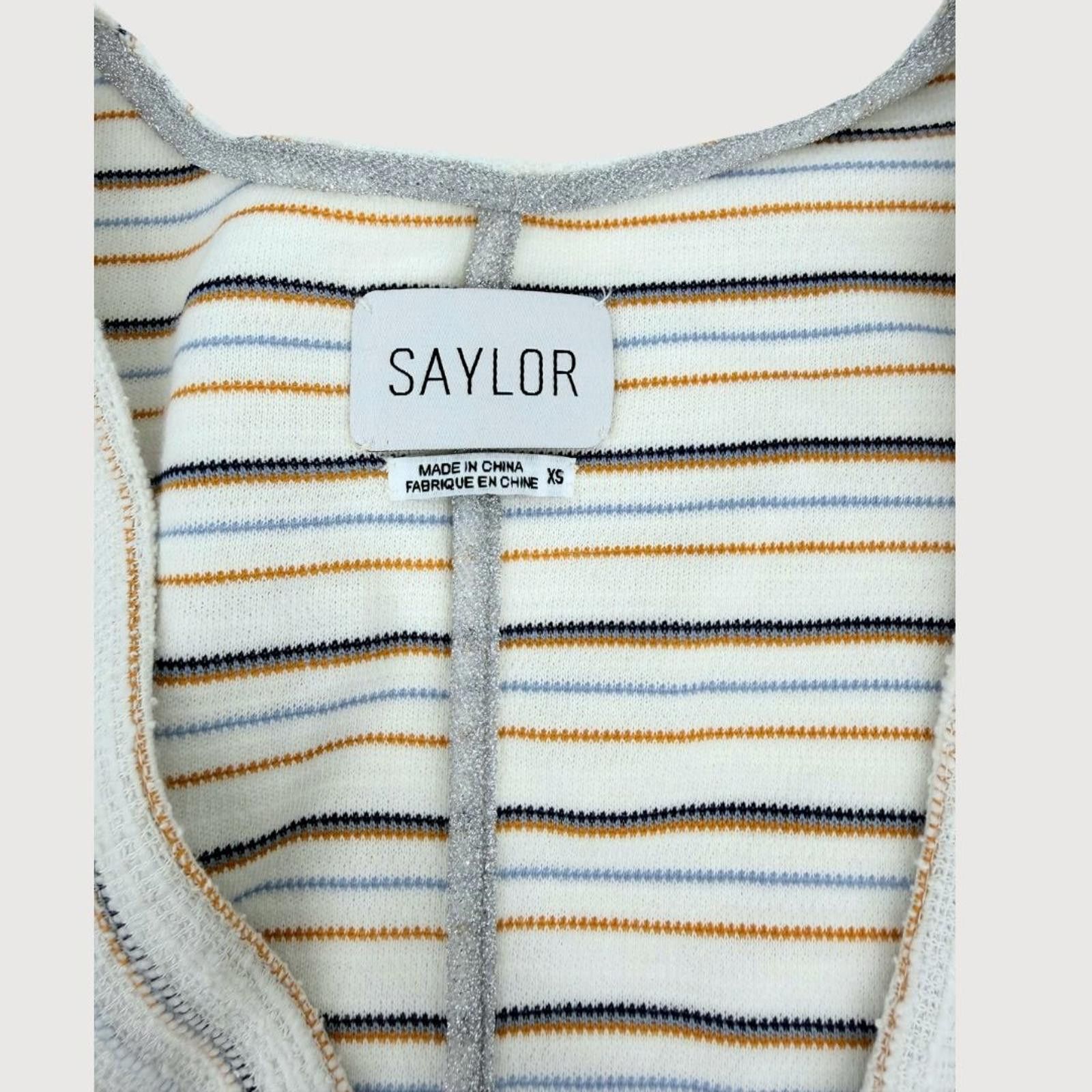 Other Saylor Kateri Wrap Mini Dress Ivory XS Size XS / US 0-2 / IT 36-38 - 3 Thumbnail