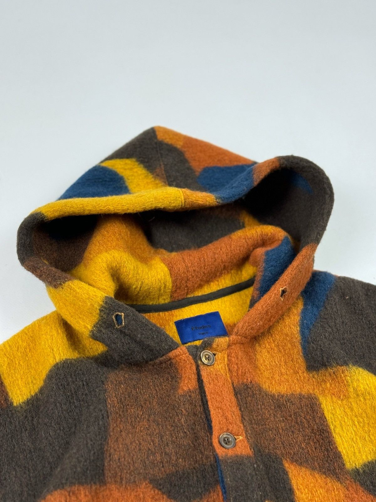 Etudes Etudes France Geometric Multicolor Poncho Unisex Jacket Size M / US 6-8 / IT 42-44 - 13 Thumbnail