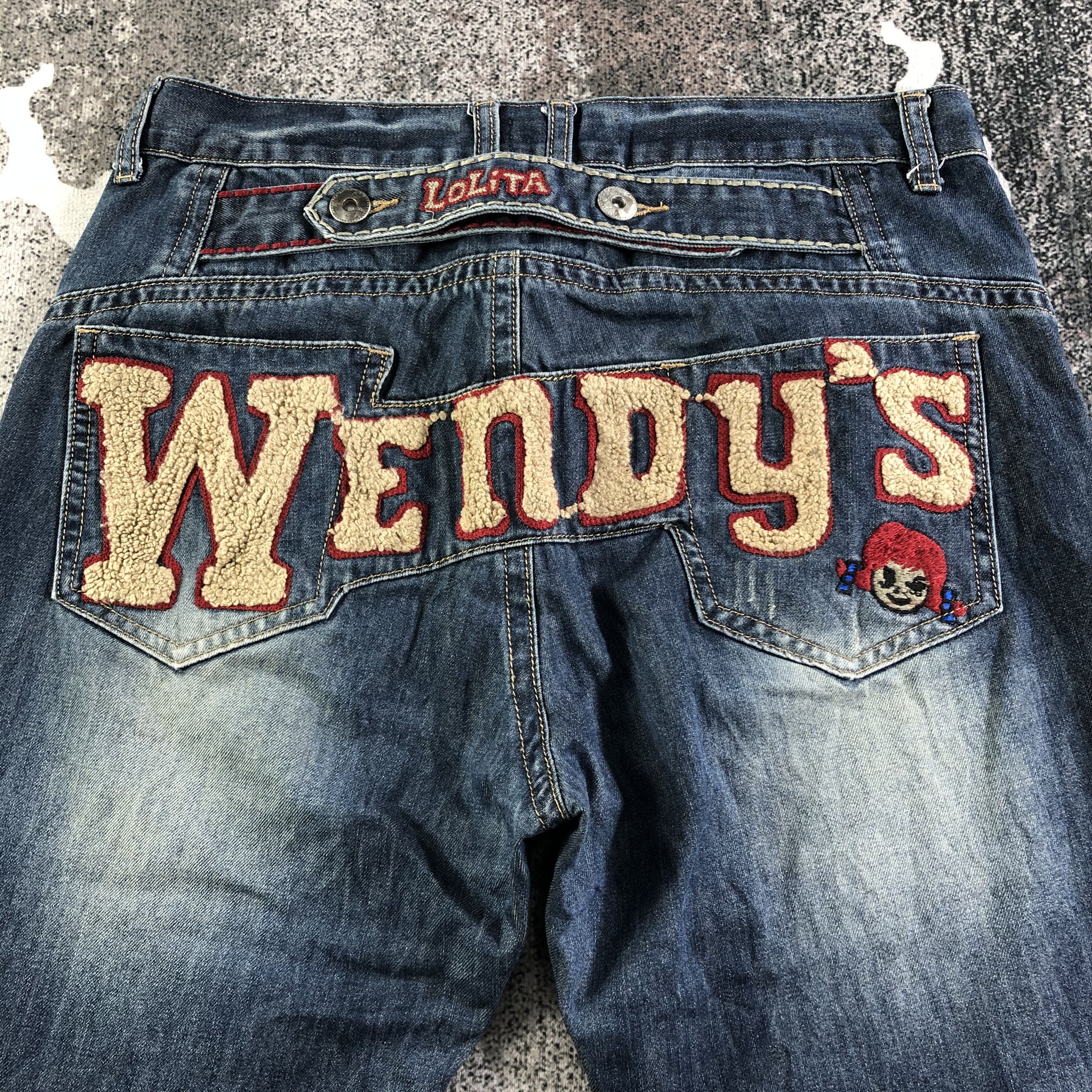 Japanese Brand Lolita Jeans Short Pants Denim KJ2362 Size US 34 / EU 50 - 4 Thumbnail