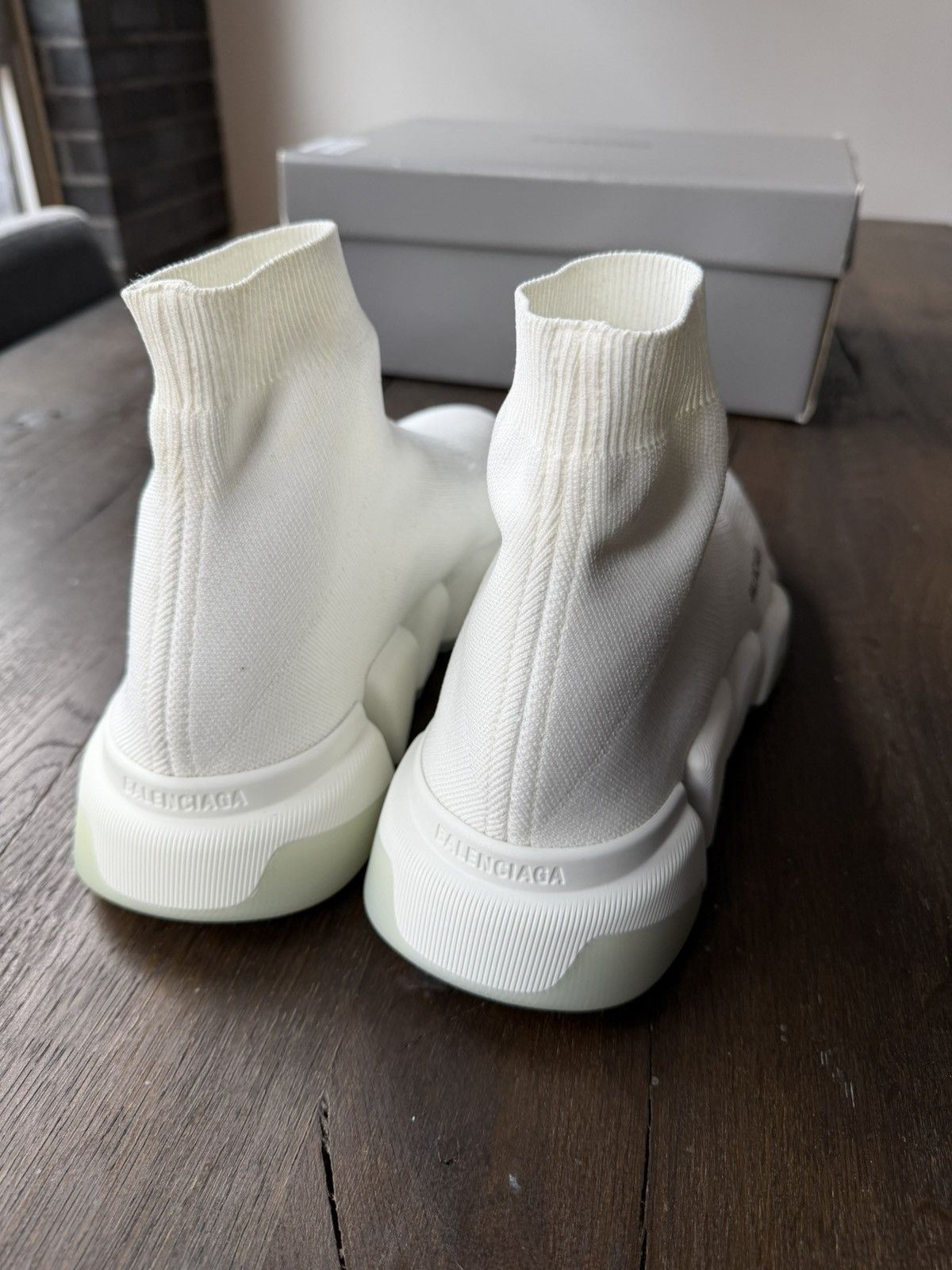 Balenciaga speed 2.0 triple white size 43