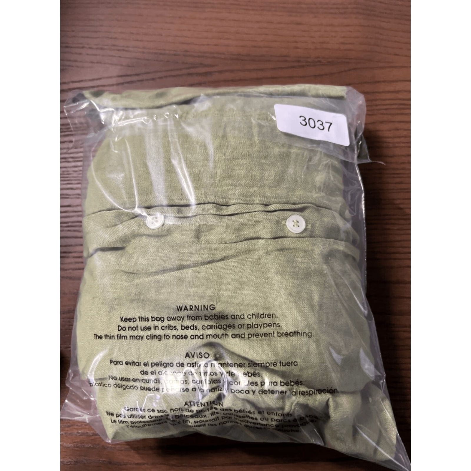 Zara ZARA Shirt Dress Large Long Sleeve Roll Tab Linen Button Green Midi Women L Size L / US 10 / IT 46 - 4 Thumbnail