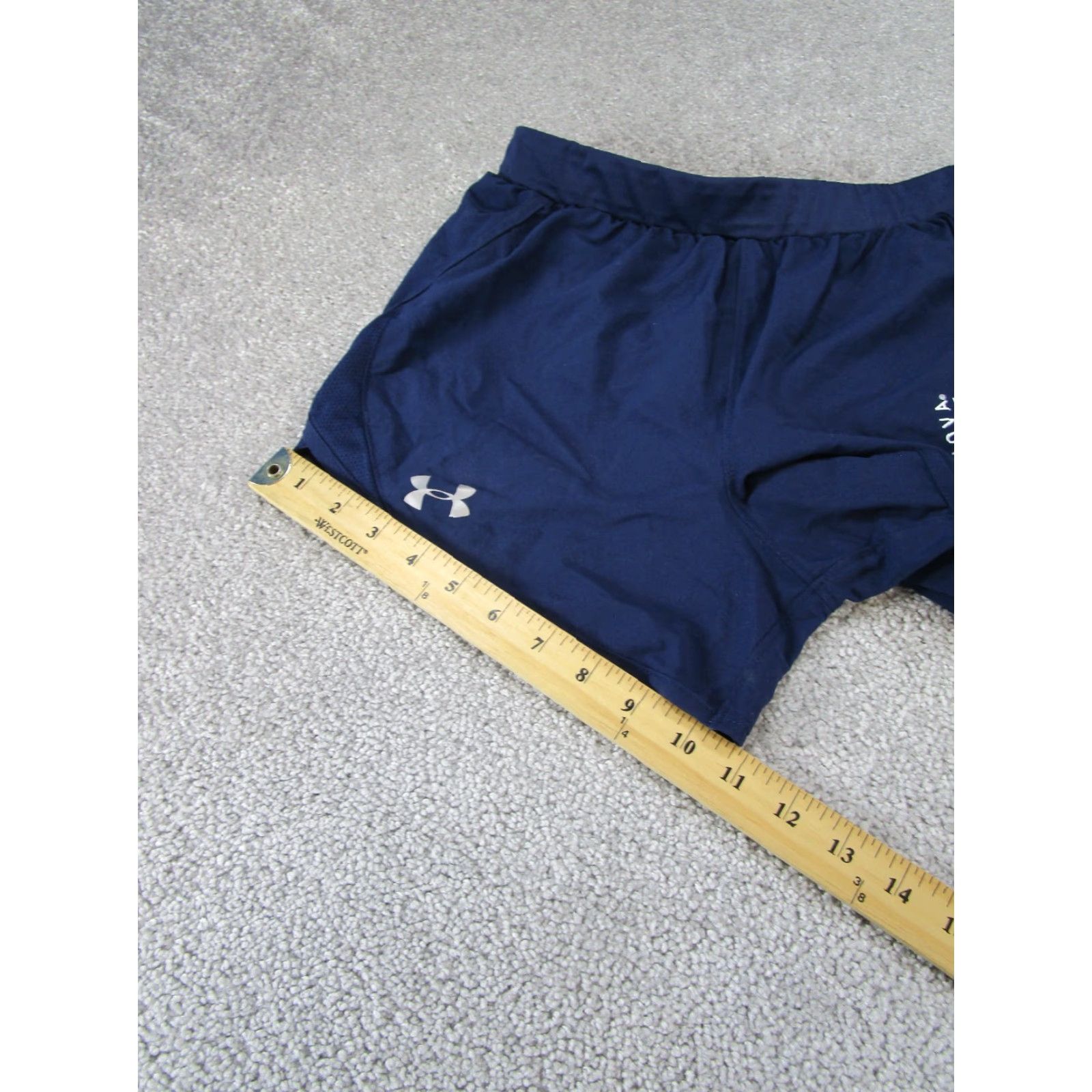 Under Armour VINTAGE Under Armour Shorts Women XS Navy Blue Villanova Wildcats HeatGear Loose Activewear Athletic Running Gym 90s? Size 26" / US 2 / IT 38 - 6 Thumbnail