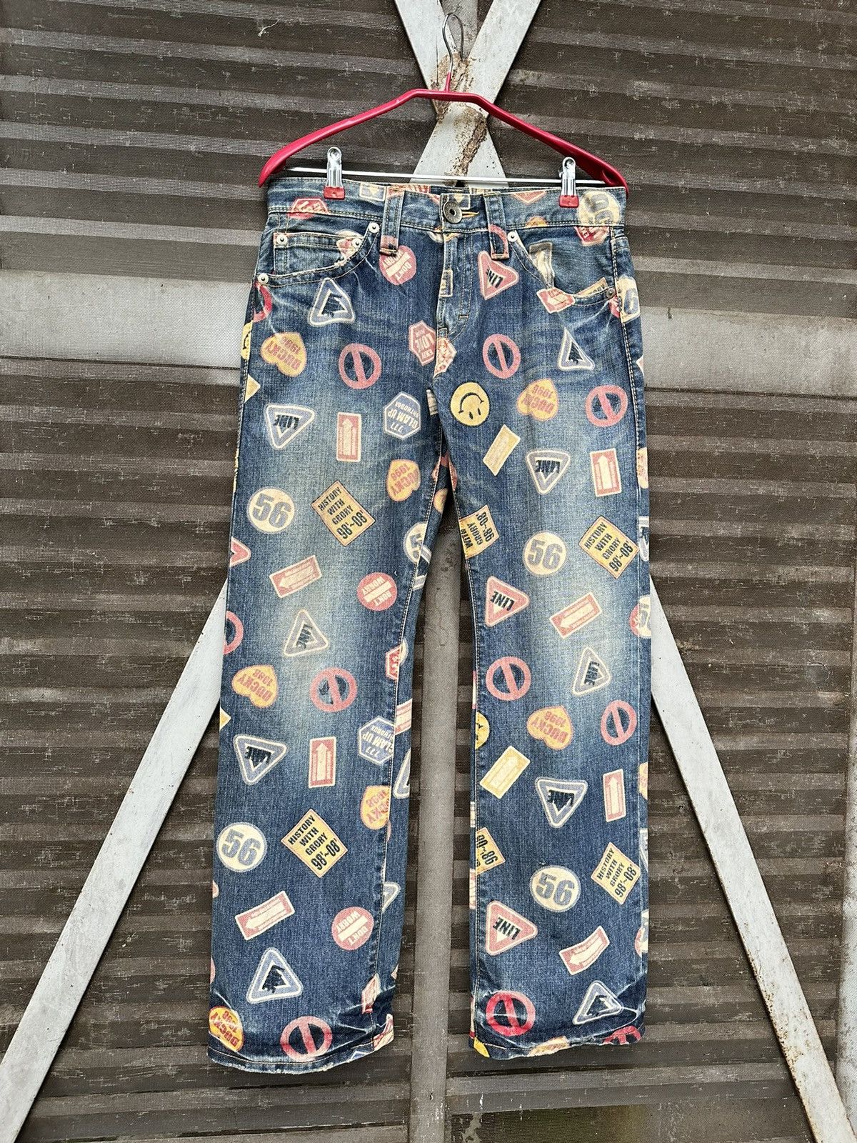 Vintage Vintage Co&Lu Fully Patchwork Print Denim (Woman) Size US 30 / EU 46 - 3 Thumbnail