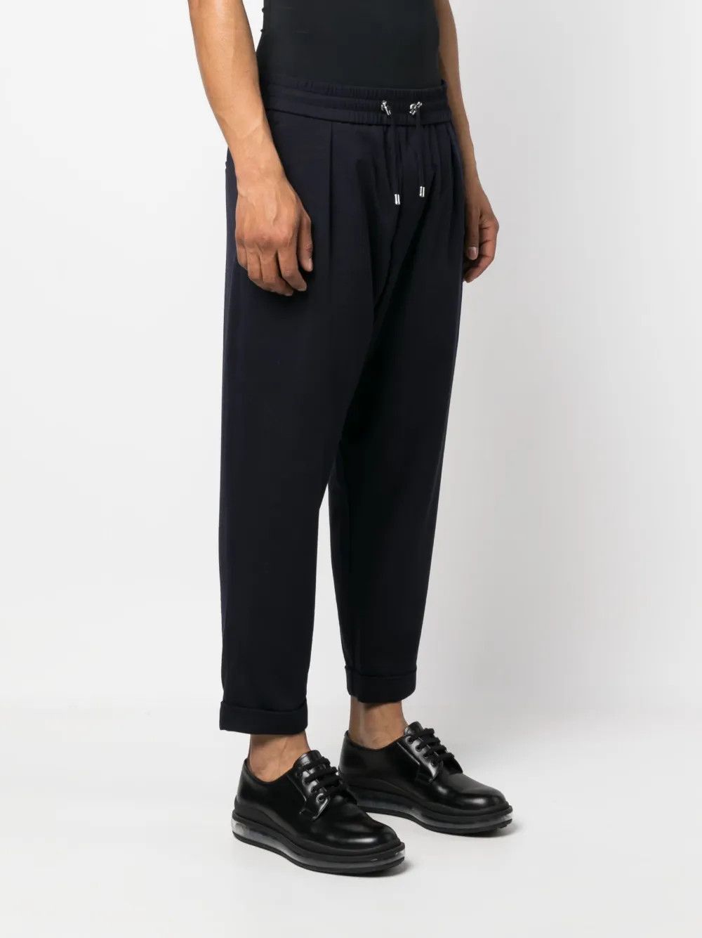 Balmain o1y0426 Jogger & Sweatpant in Midnight Blue Size US 36 / EU 52 - 2 Thumbnail