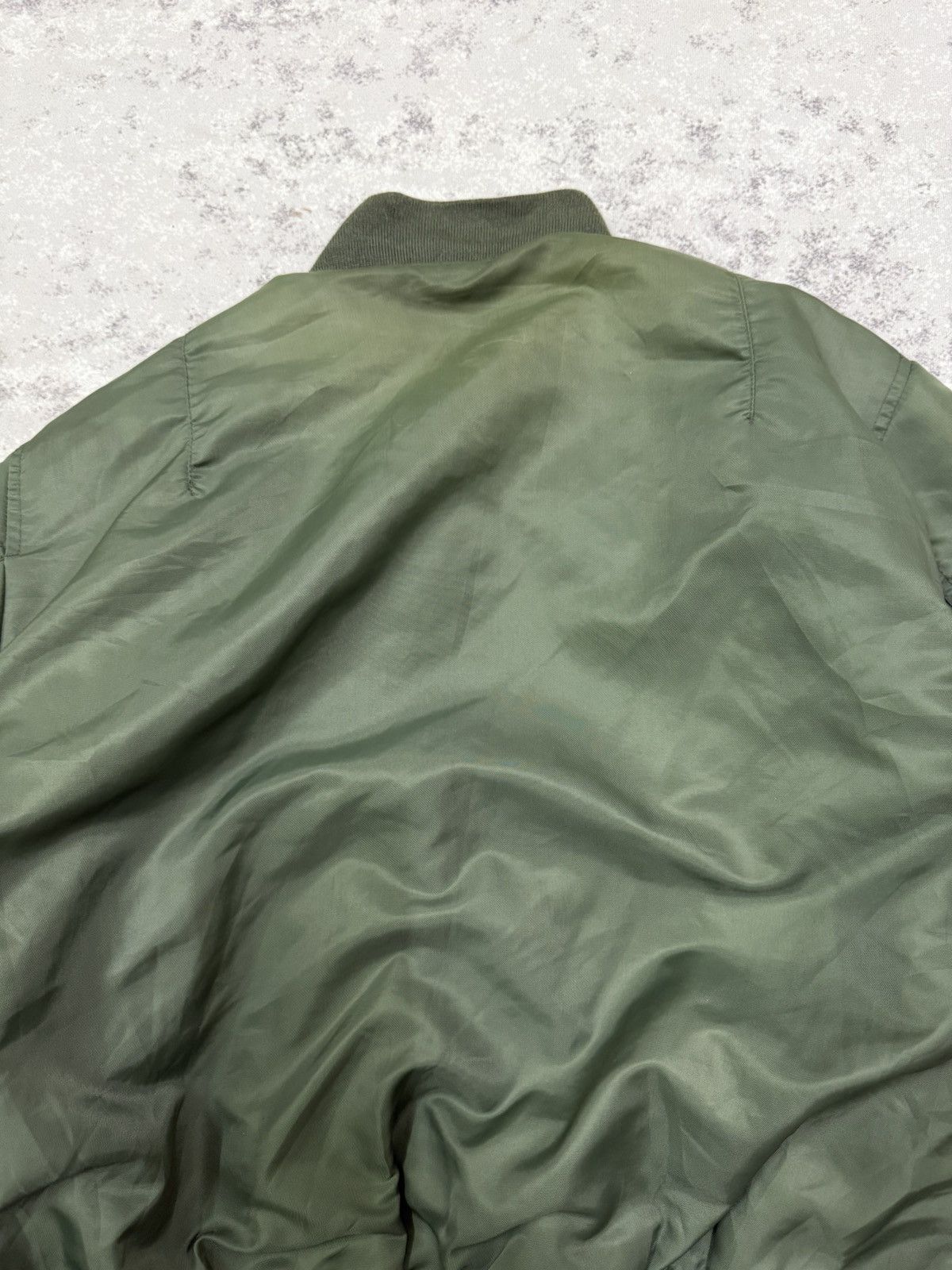 Vintage Air Force MA-1 Flight Jacket GSDF JPN patches on the sleeve Size US M / EU 48-50 / 2 - 16 Thumbnail