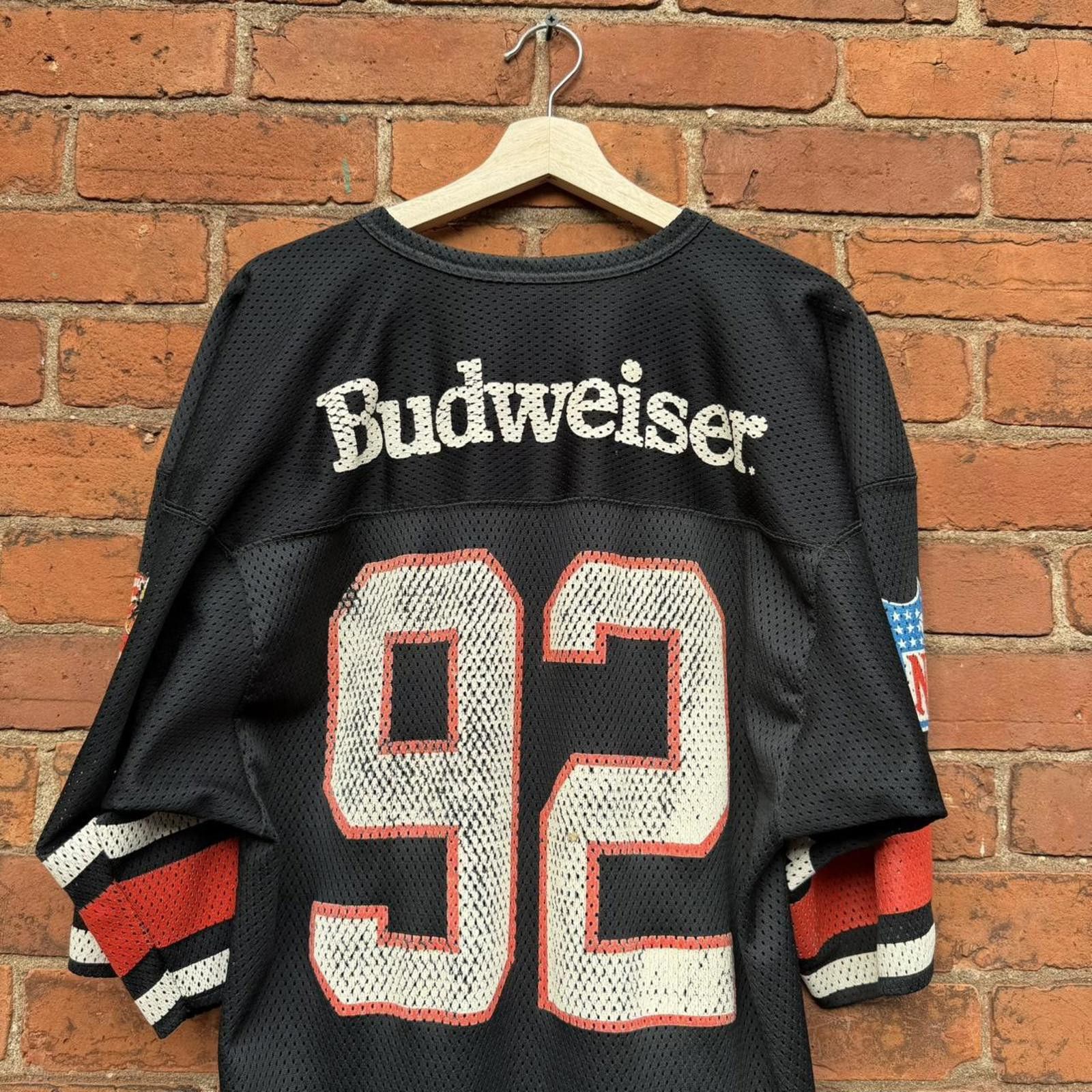 Budweiser Vintage Budweiser nfl football jersey 90s XL Size US XL / EU 56 / 4 - 4 Thumbnail