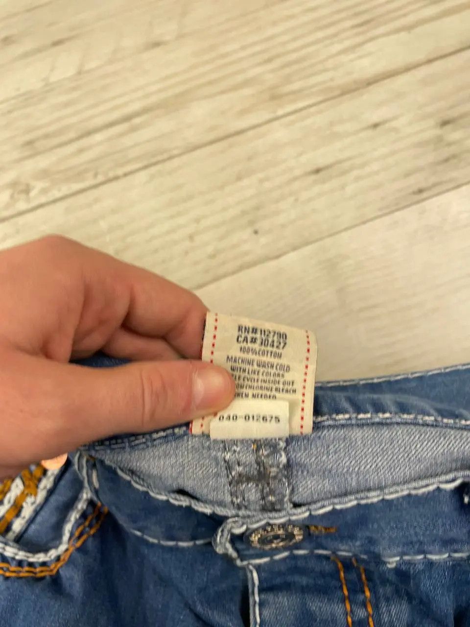 True Religion Vintage True Religion Billy Super Big T Baggy Denim Jeans Size US 40 / EU 56 - 10 Thumbnail