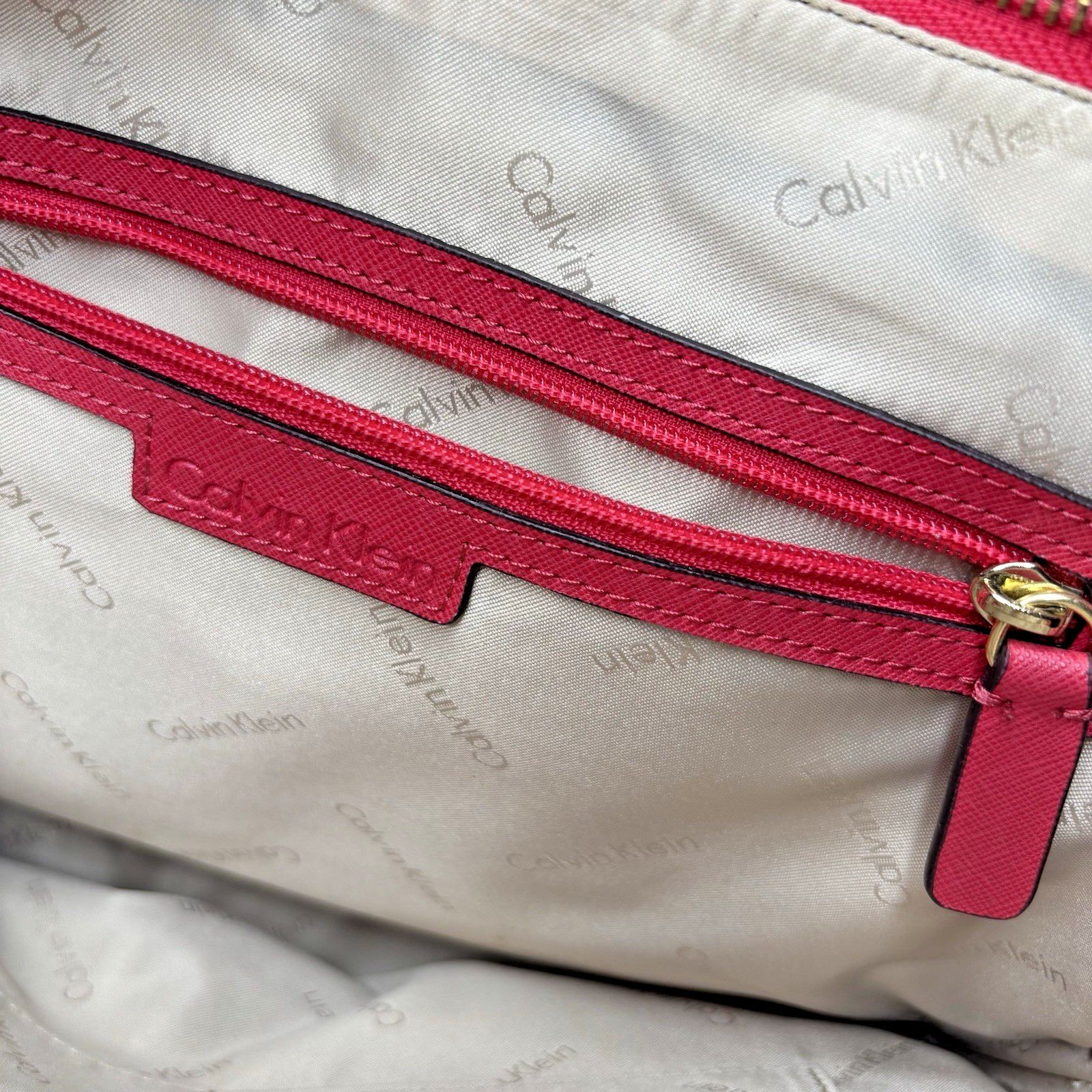Calvin Klein Calvin Klein Magenta Handbag Size ONE SIZE - 5 Thumbnail