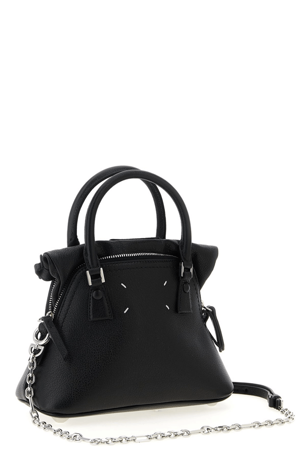 Maison Margiela Margiela 5AC Classique Micro Black Leather Top Handle Size ONE SIZE - 2 Thumbnail