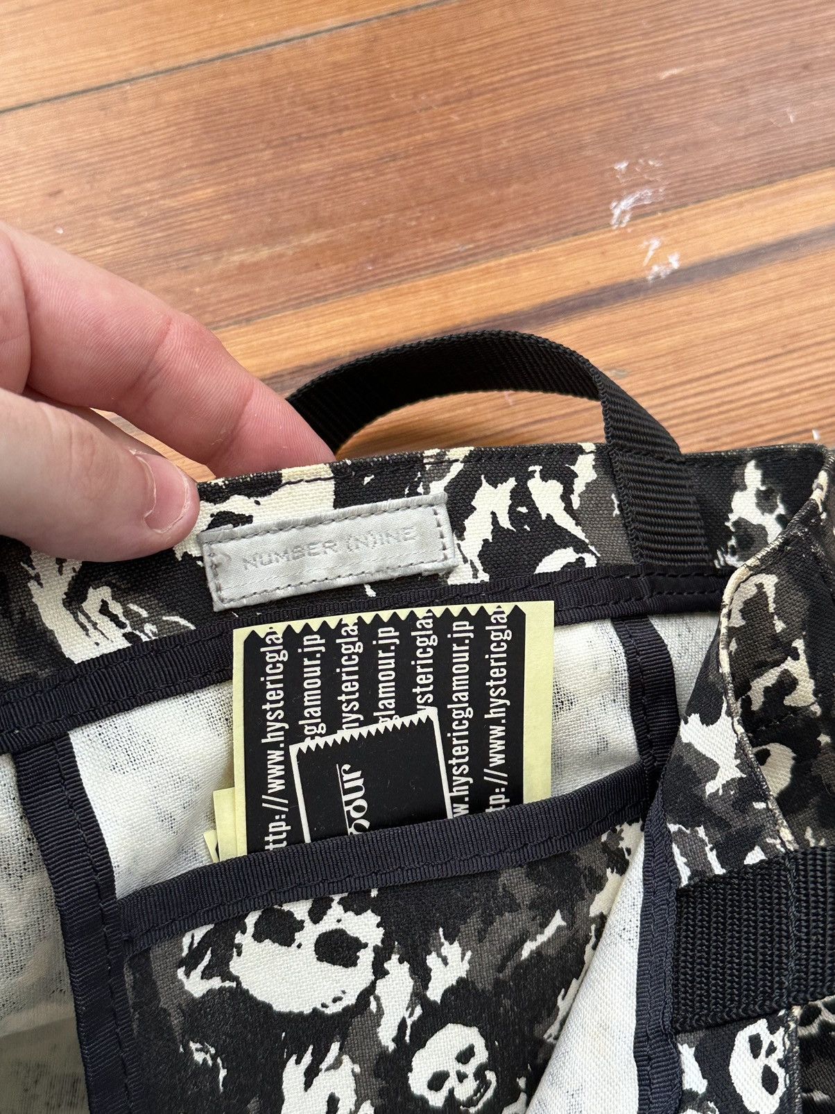 Number (N)ine S/S 2001 Number (N)ine Takahiro Skull Tote Bag Size ONE SIZE - 14 Thumbnail
