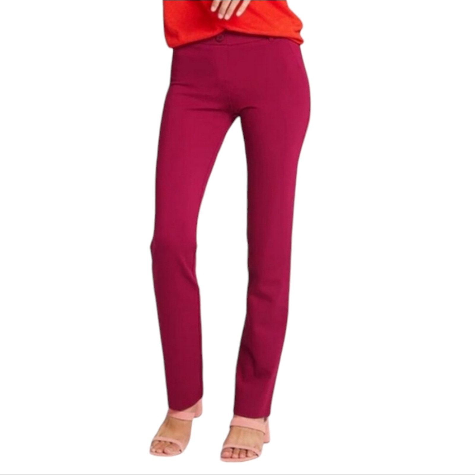Betabrand BetaBrand Dress Pant Yoga Pant Classic Straight Medium Size 29" - 1 Thumbnail