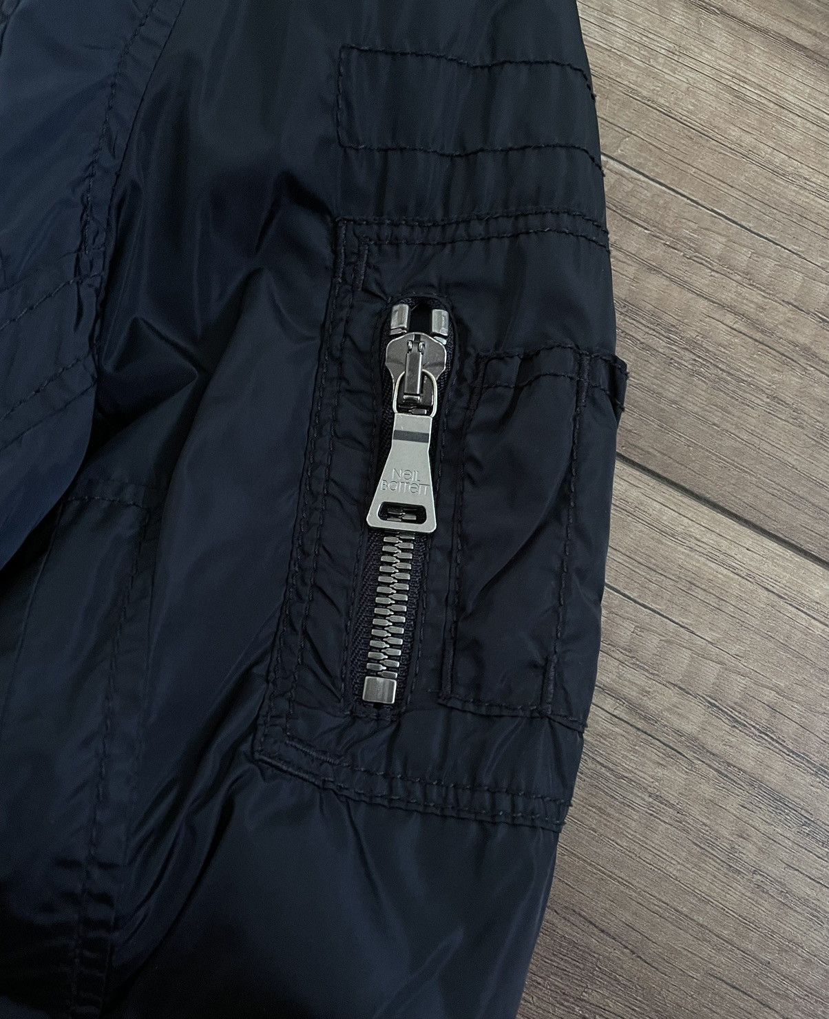 Neil Barrett Neil Barrett Nylon MA-1 Military Bomber Jacket Size US M / EU 48-50 / 2 - 11 Thumbnail