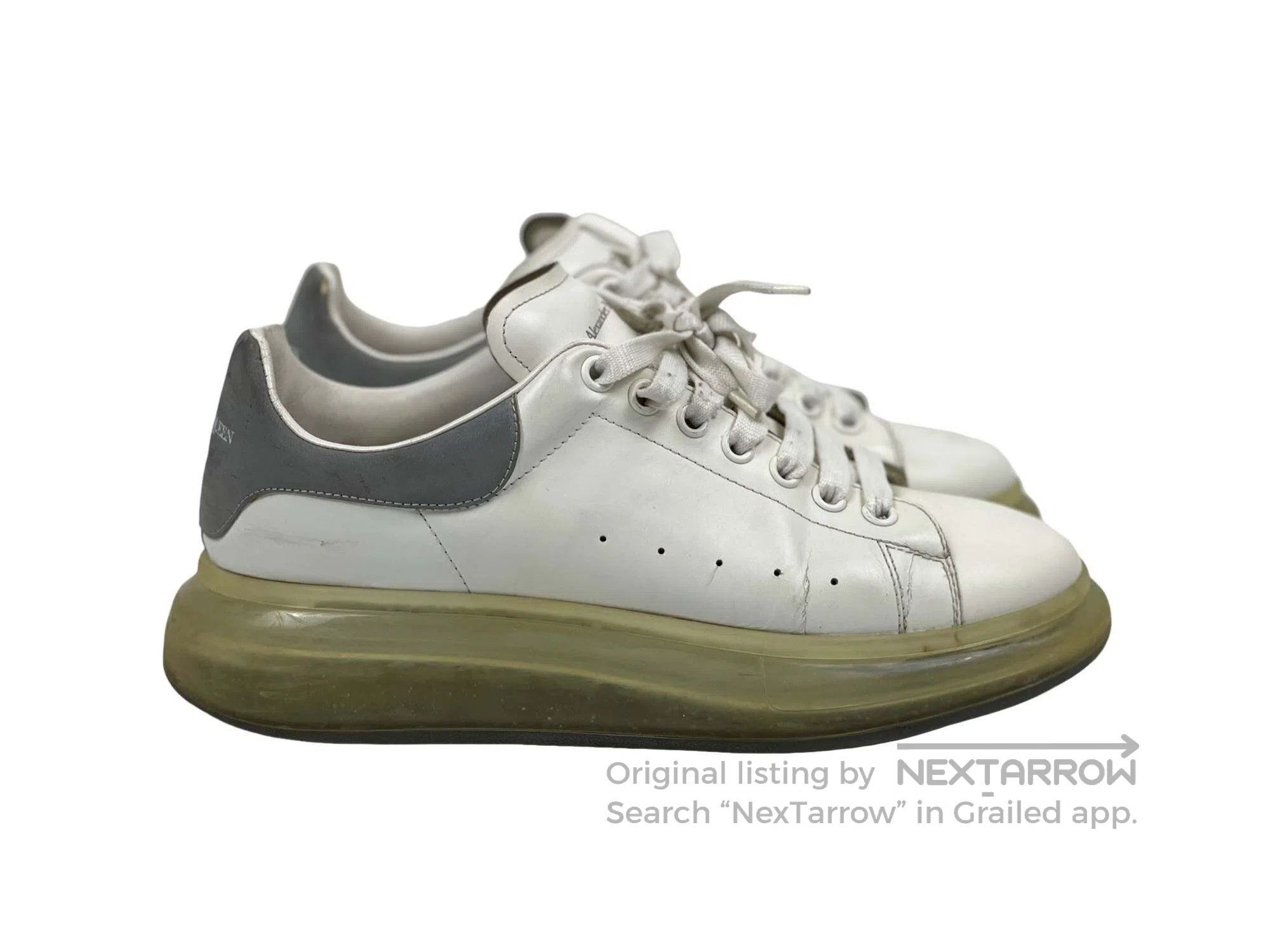Alexander McQueen ALEXANDER MCQUEEN McQueen Low Top Cushioned Casual White S Size US 10 / EU 43 - 4 Thumbnail