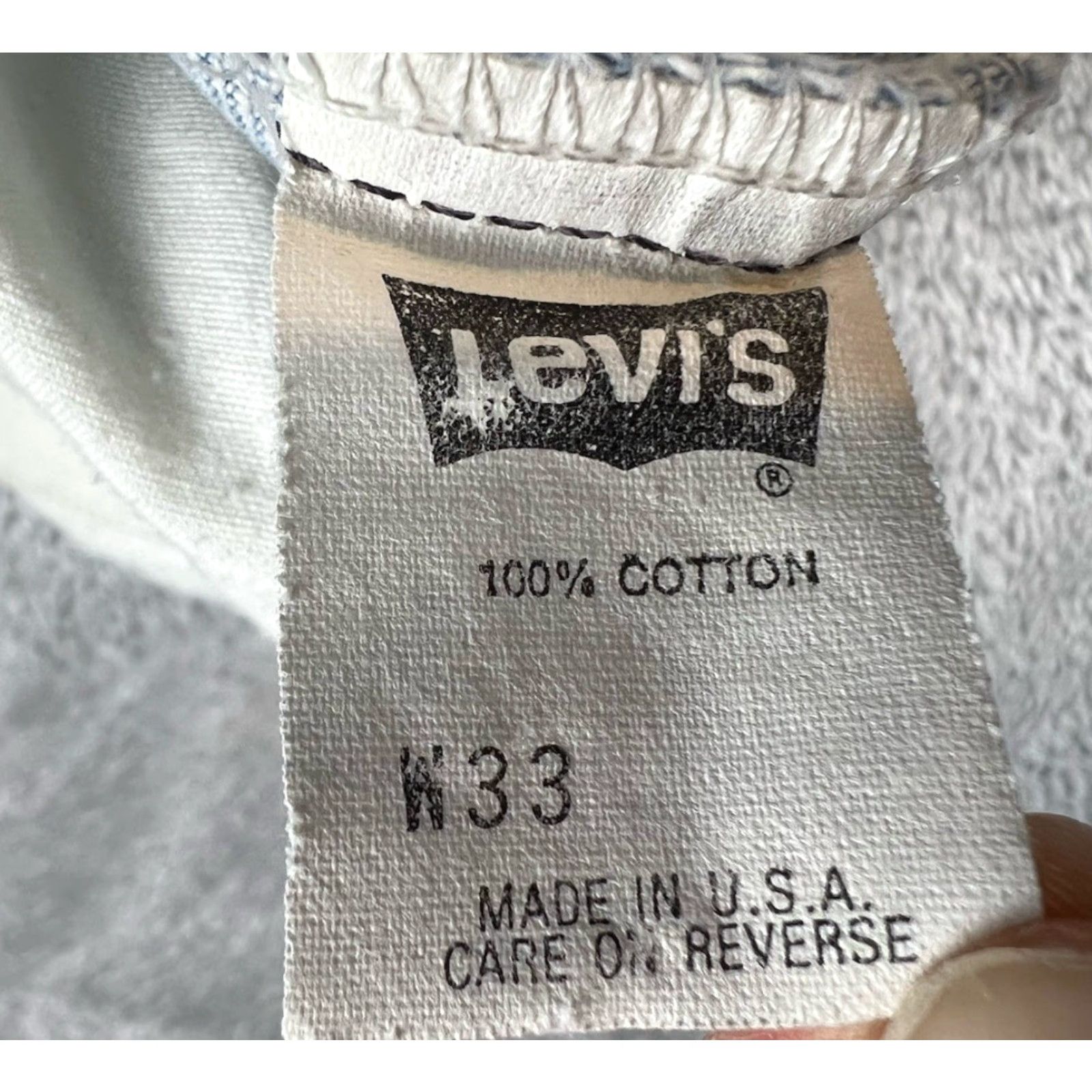 Levi's VINTAGE Levi's 550 Shorts Men 29 Blue Denim 100% Cotton Relaxed Fit 90s Orange Tab Jorts Casual Size US 29 - 4 Thumbnail