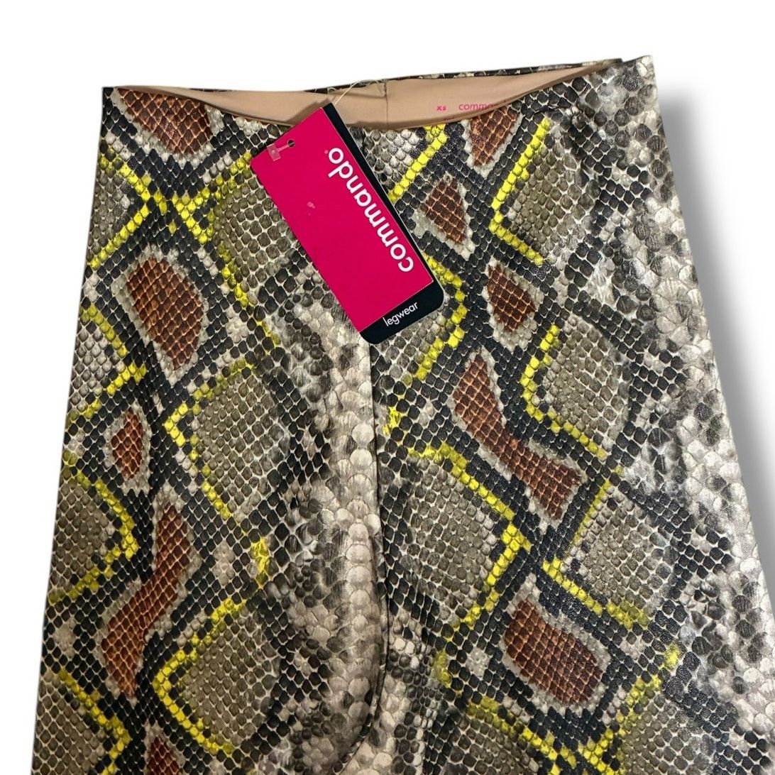 Commando Commando Control Neon Snake Faux Leather Animal Legging NWT Size 25" / US 0 / IT 36 - 10 Thumbnail