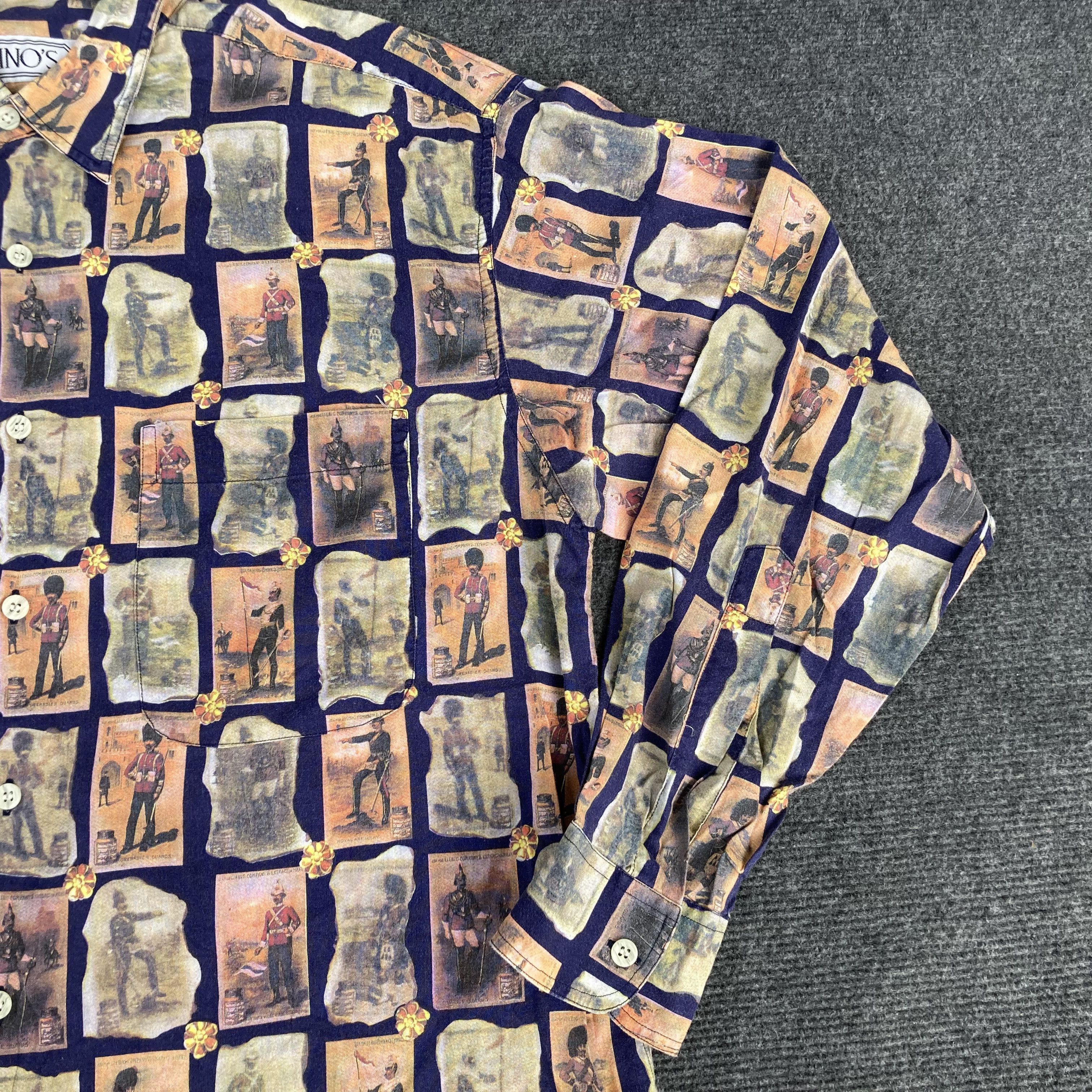 Vintage Vintage Gino's Long Sleeve Italy Shirt Size US M / EU 48-50 / 2 - 5 Thumbnail