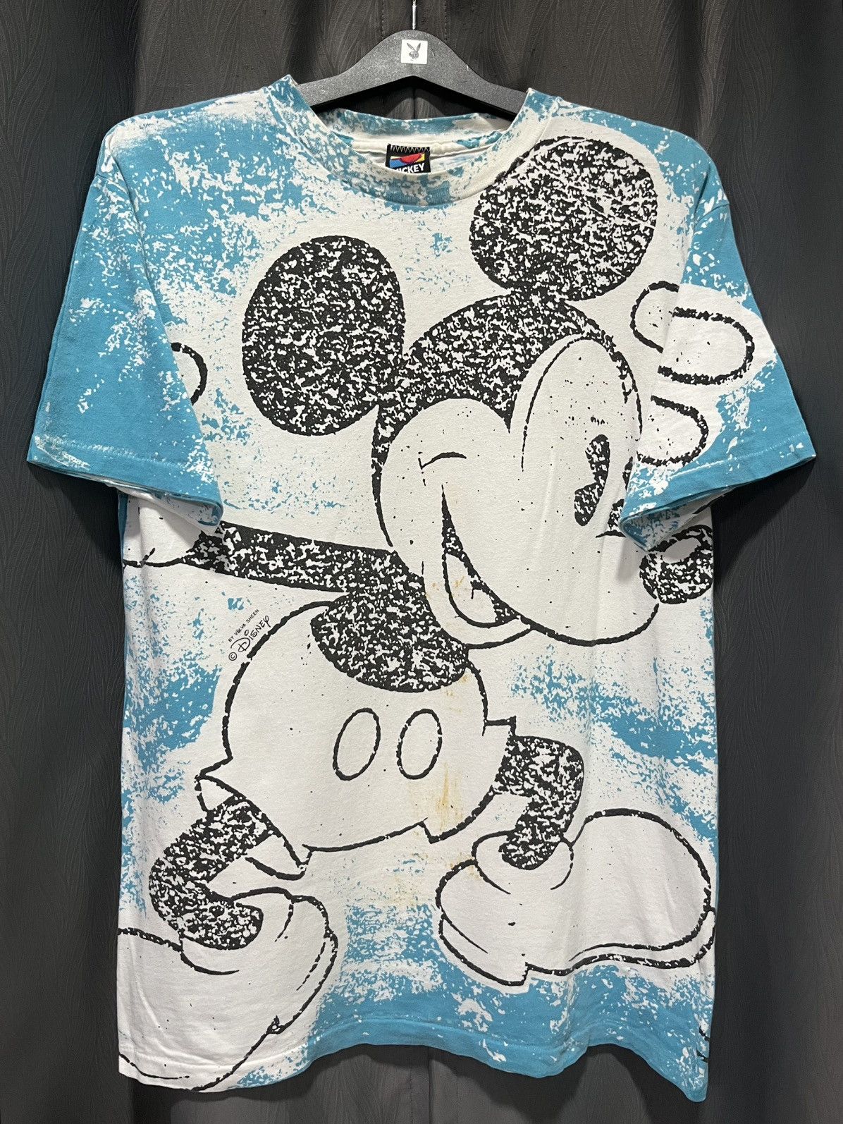 Disney × Mickey Mouse × Velva Sheen Vintage Mickey Unlimited All Over Print Disney 90s Size US L / EU 52-54 / 3 - 1 Thumbnail