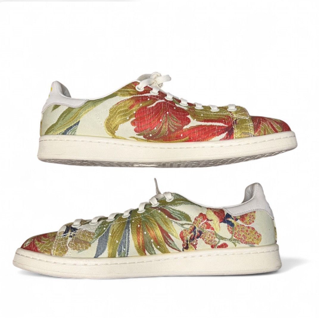 Adidas × Pharrell Pharrell x Adidas Stan Smith Jacquard 2015 "Floral" - US 11 Size US 11 / EU 44 - 2 Thumbnail