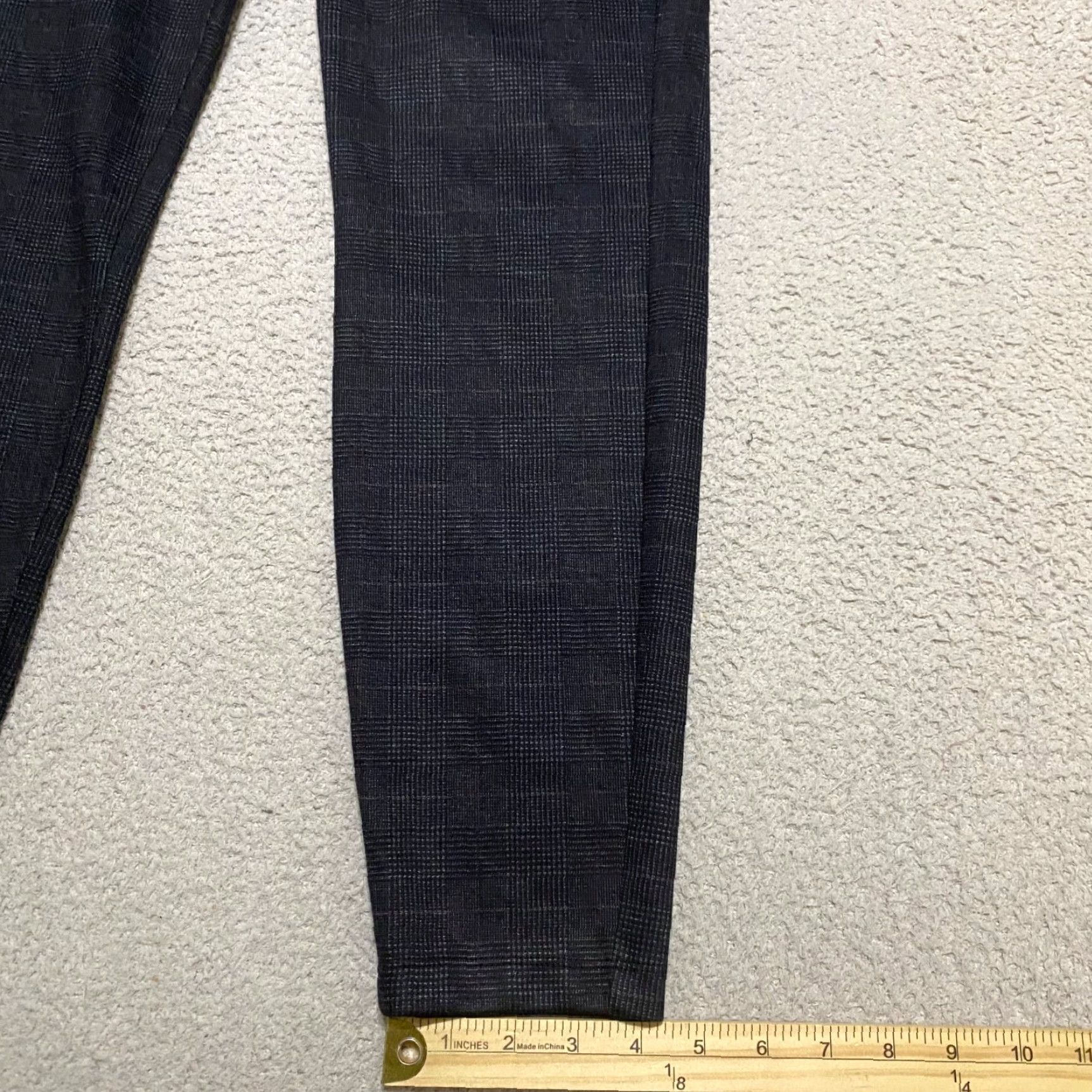 Vintage Liverpool Jeans Liverpool 10P Pants Black Plaid Mid Rise Skinny Ankle Petite Womens Size 29" - 5 Thumbnail