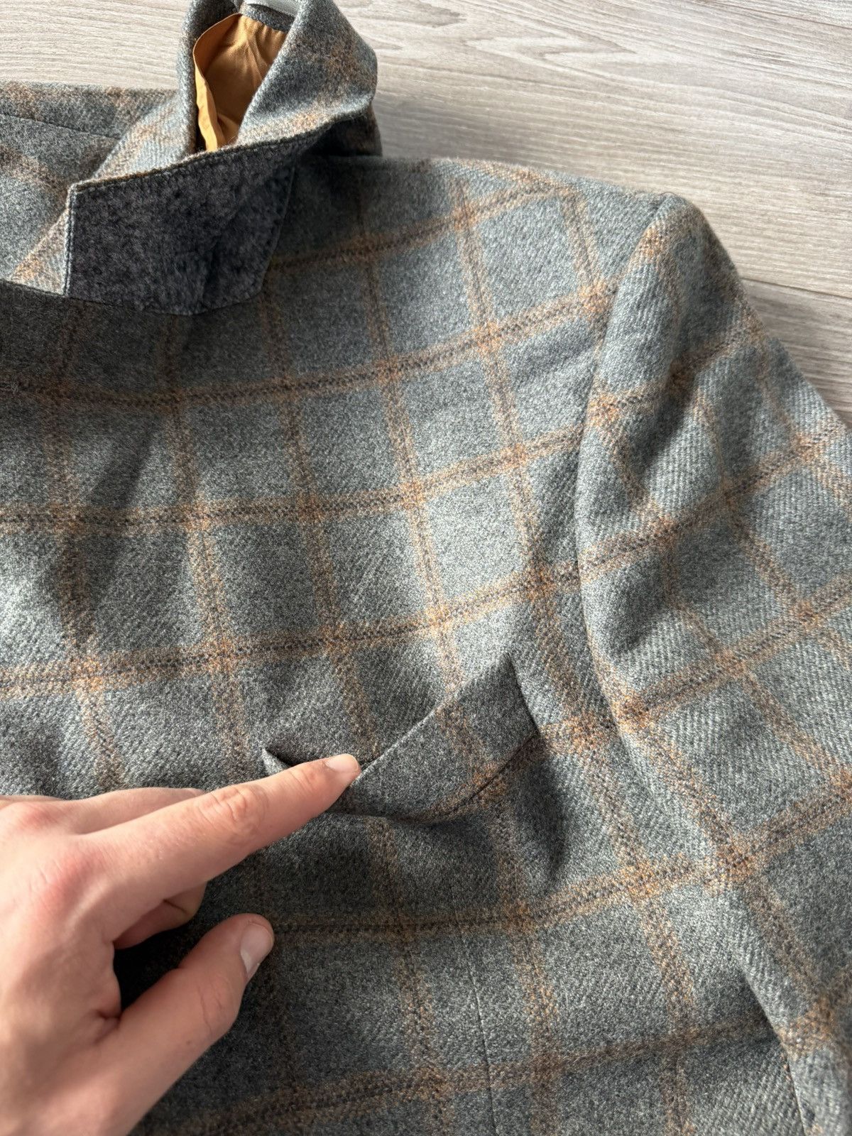 Loro Piana Loro Piana Ing 100% Cashmere Italy Made Luxury Blazer Size 46R - 12 Thumbnail