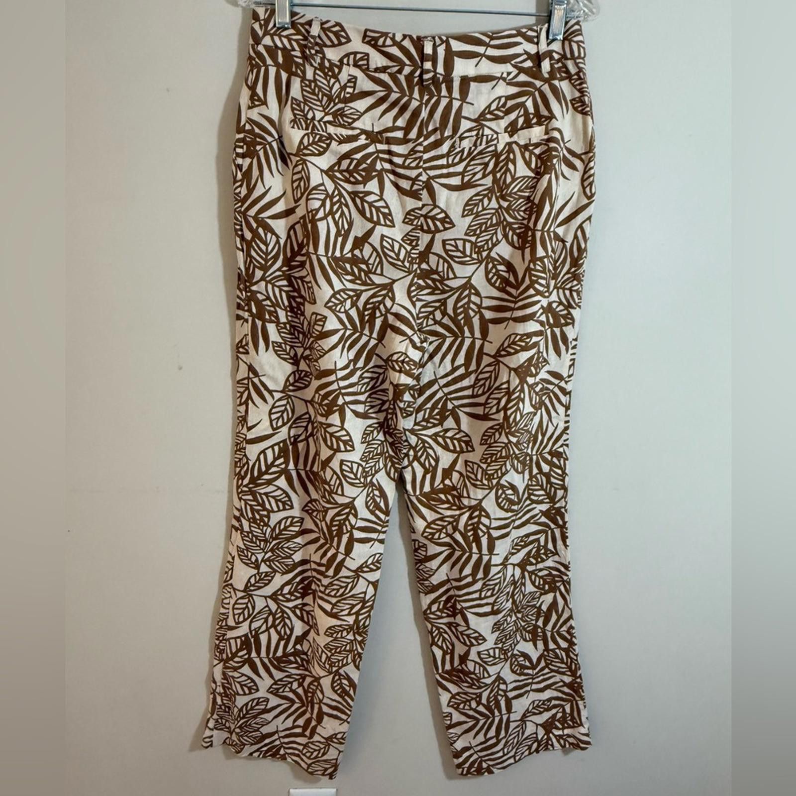 Other House of Harlow 1960 tropical linen pants SZ 10 FLAW Size 30" / US 8 / IT 44 - 2 Thumbnail