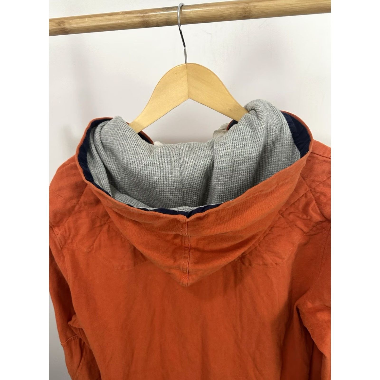 Polo Ralph Lauren VTG 90s Polo Ralph Lauren Ski Patrol Mt Div Hooded Pullover Rugby Sweatshirt L Orange Mens Polo Shirt Hoodie Size US L / EU 52-54 / 3 - 6 Thumbnail