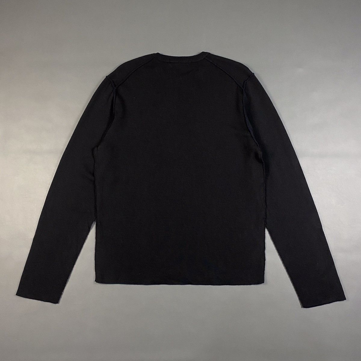 Issey Miyake Issey Miyake Raw Hem Wool Sweater Size US L / EU 52-54 / 3 - 5 Thumbnail