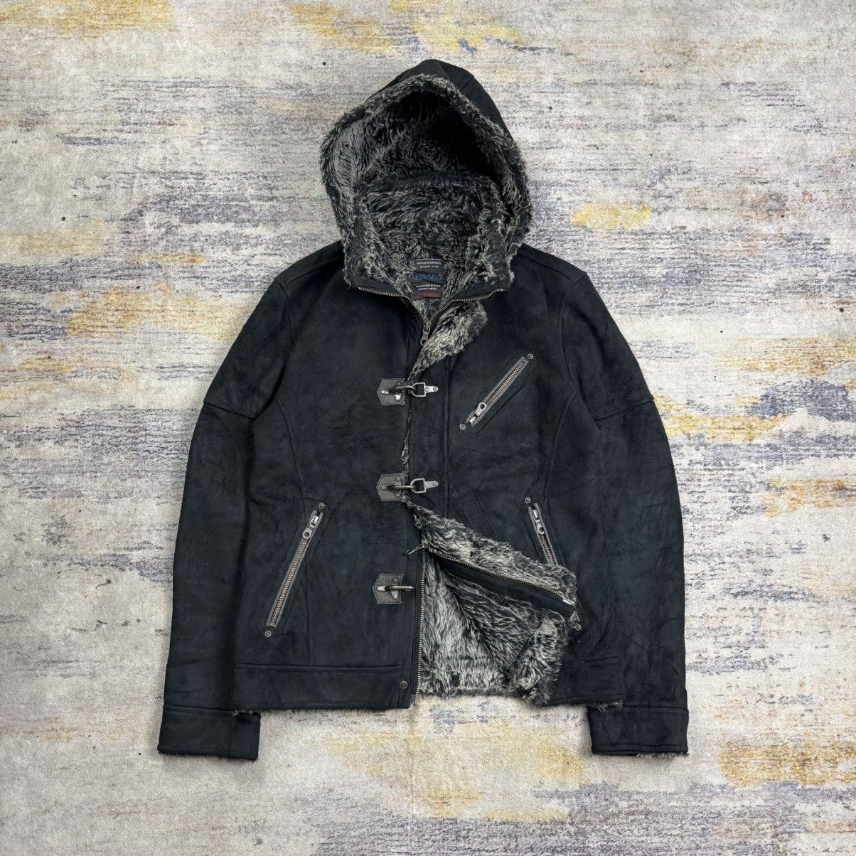 Le Grande Bleu (L.G.B.) Nicole club for men full fur interior suede jacket vkei Size US M / EU 48-50 / 2 - 3 Thumbnail